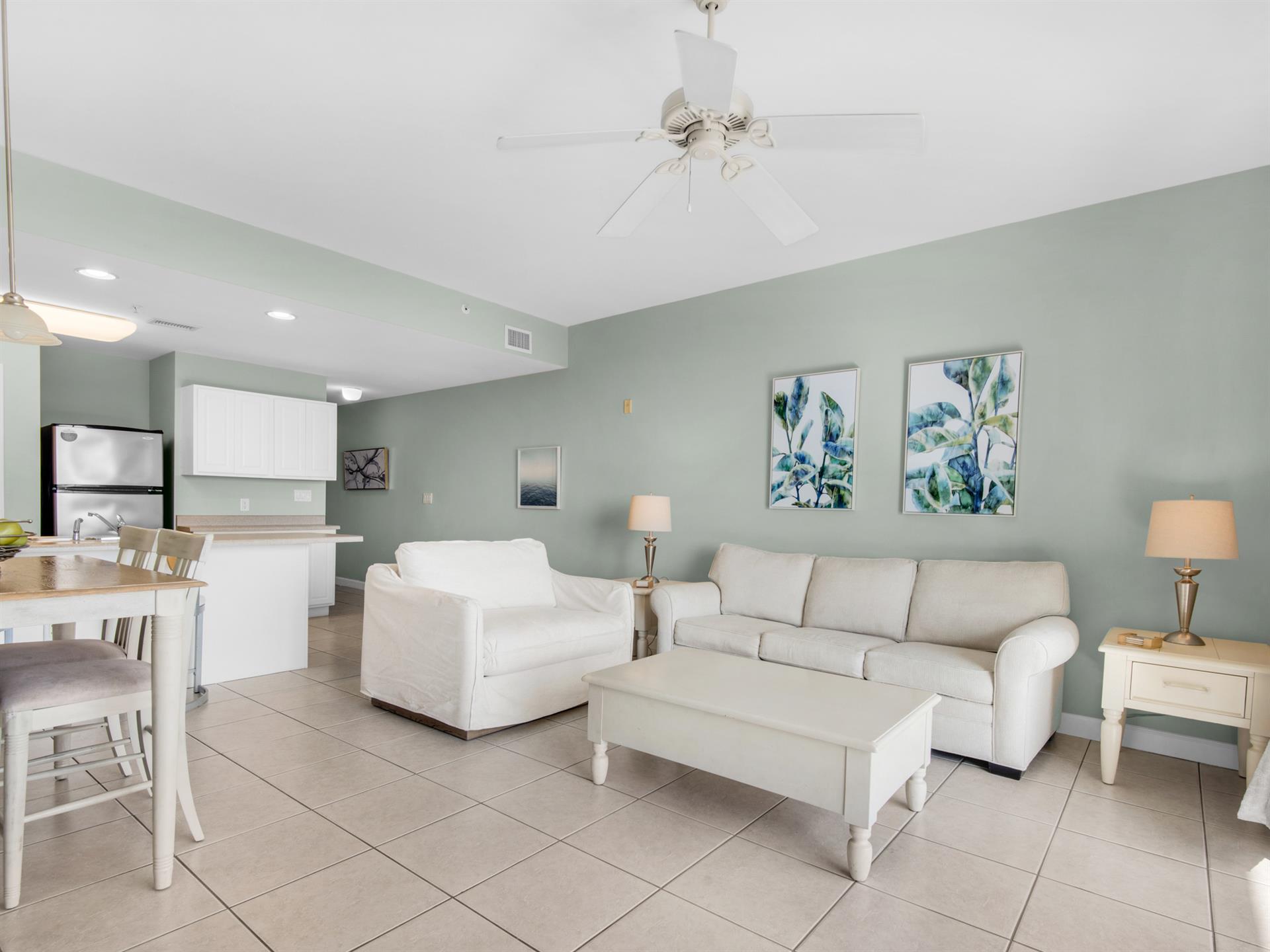 Living area with comfortable seating