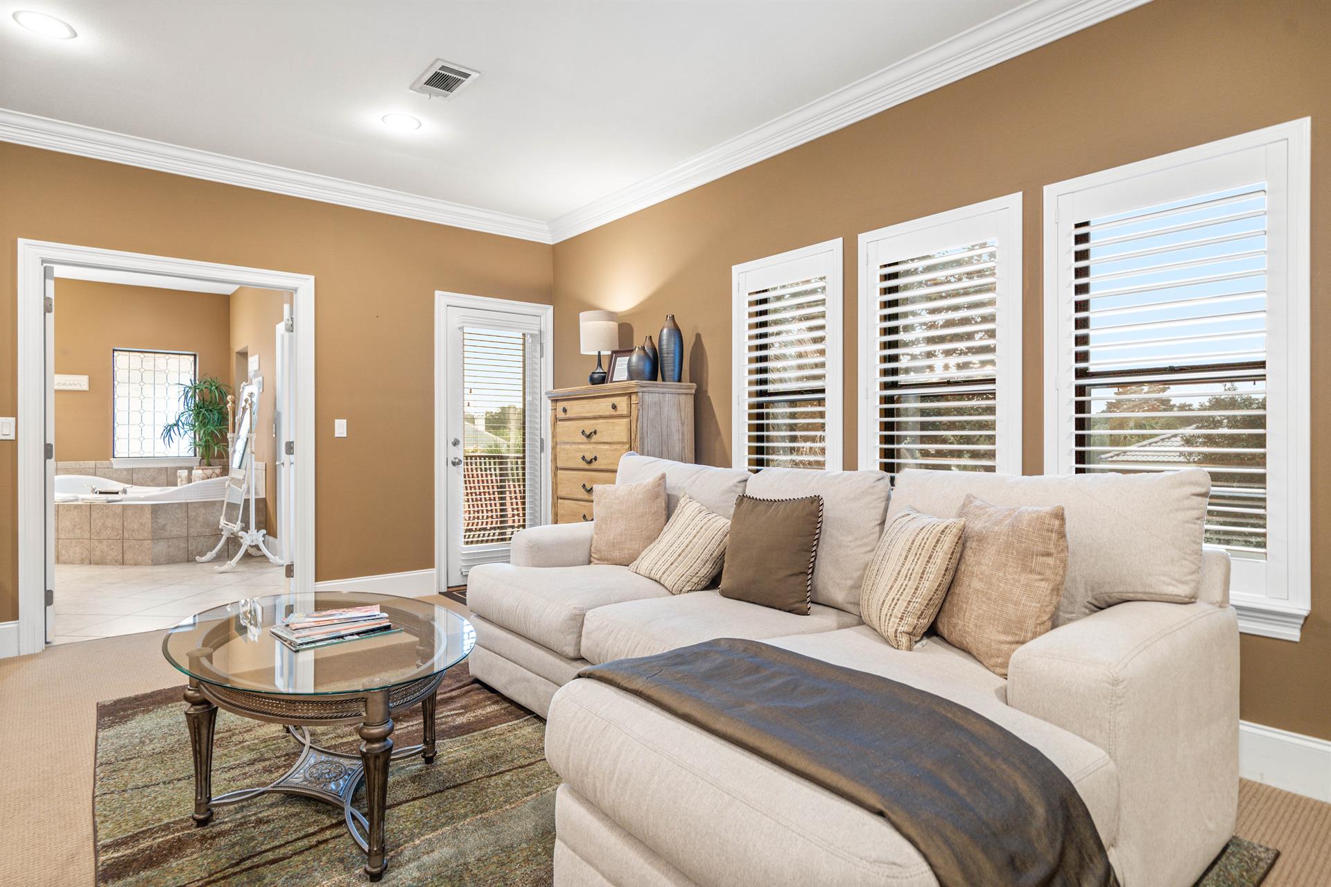 Large Primary King Bedroom with Private Bathroom