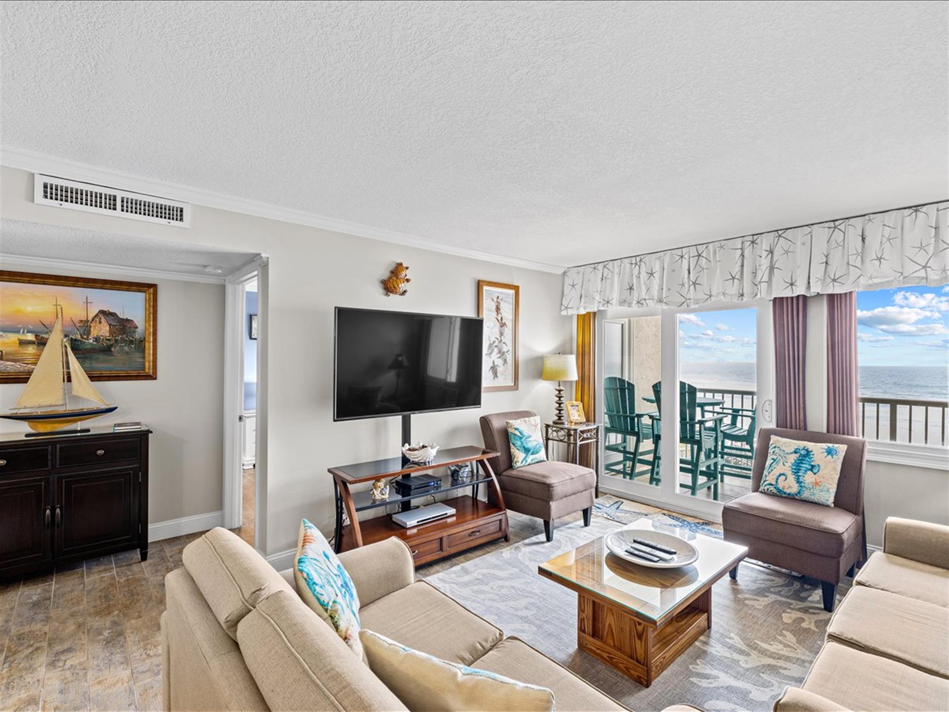 HSRC 504 Living Area And Balcony View