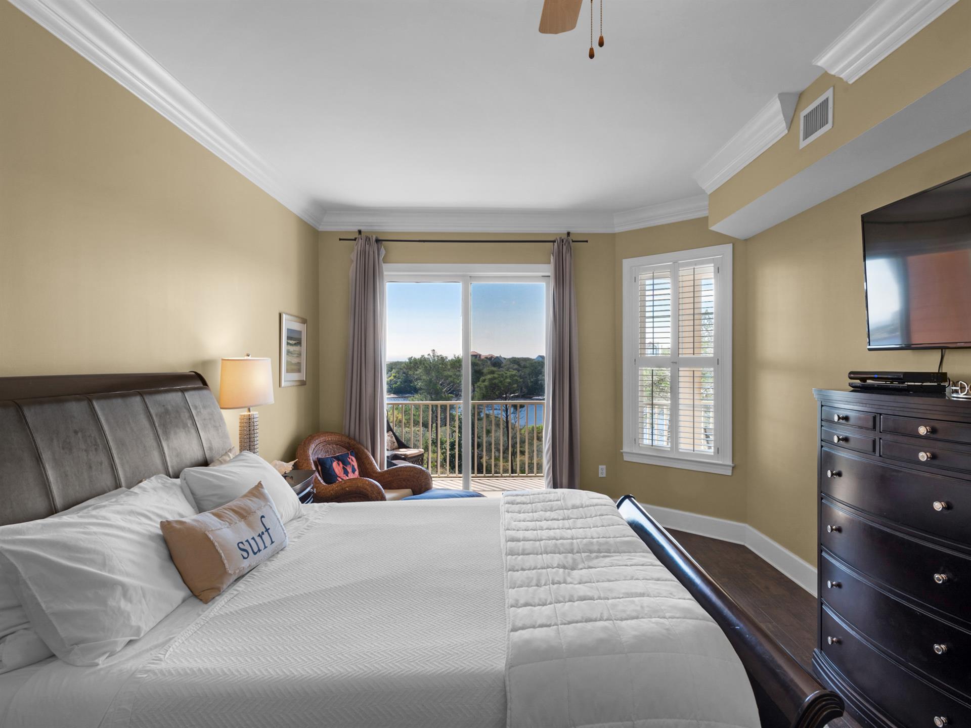 Primary Bedroom with Balcony Access