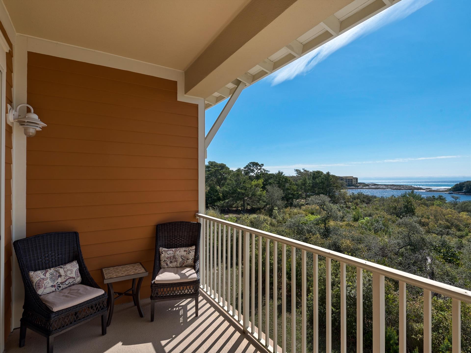 Private Balcony with Plenty of Seating