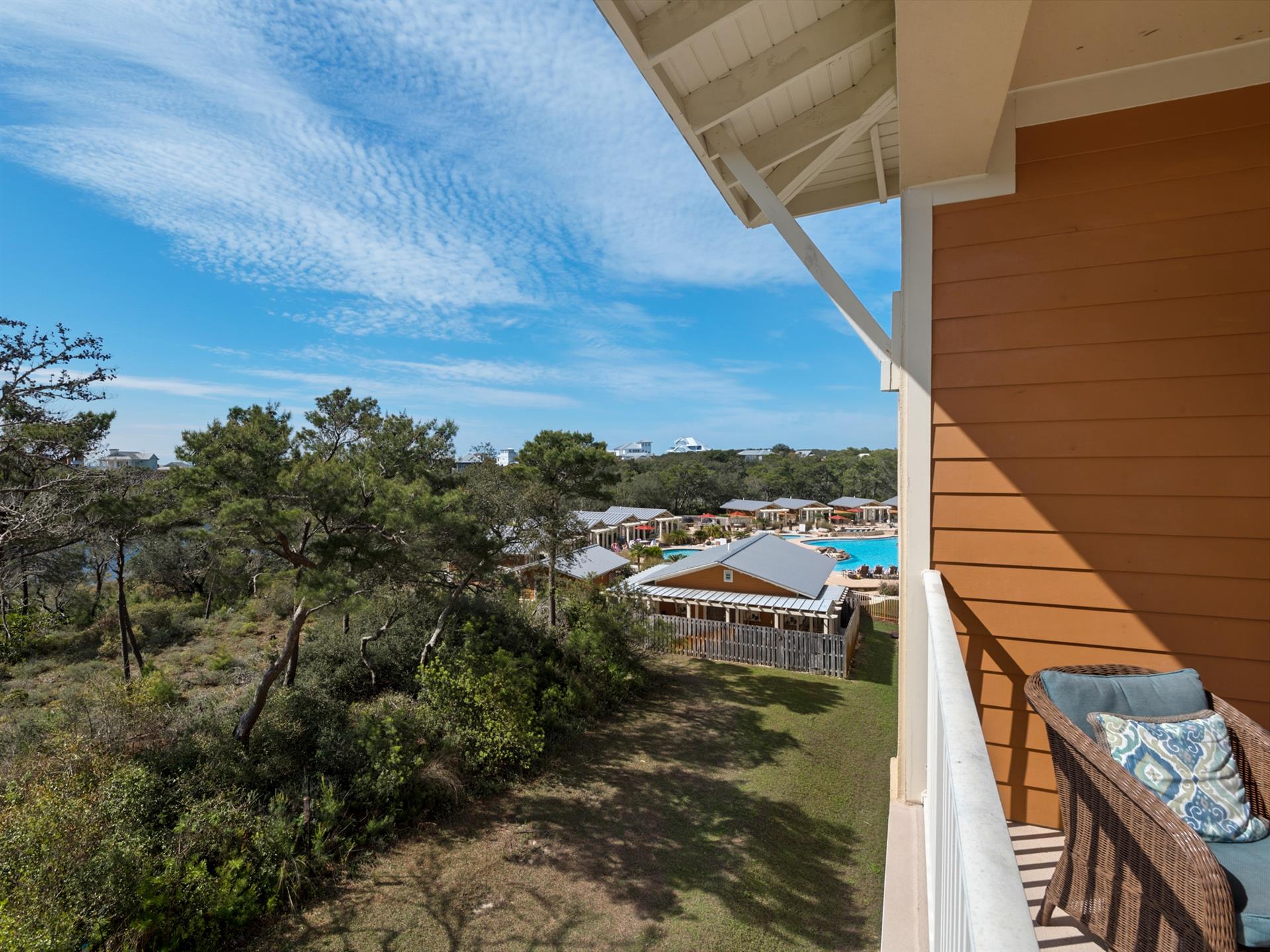 Balcony View Towards Pool Area