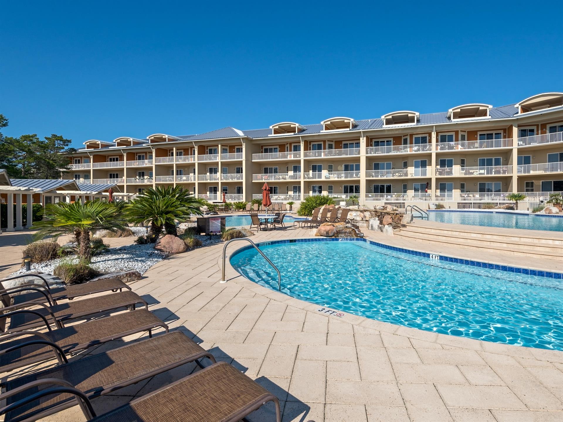 Expansive Pool Deck