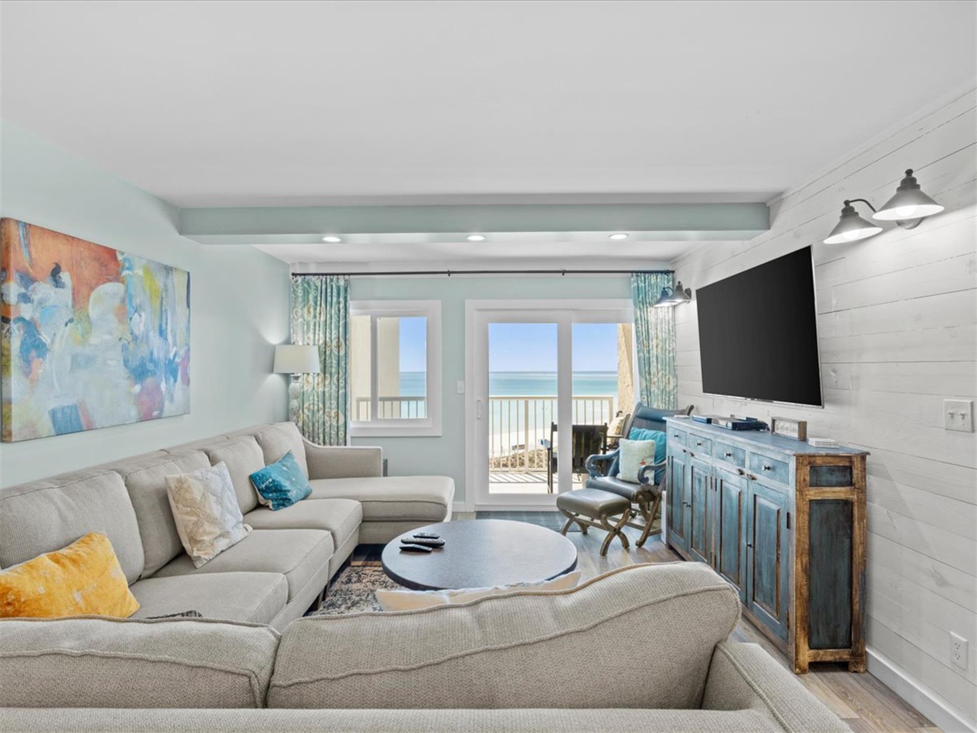 HSRC 618 Living Area With Gulf View