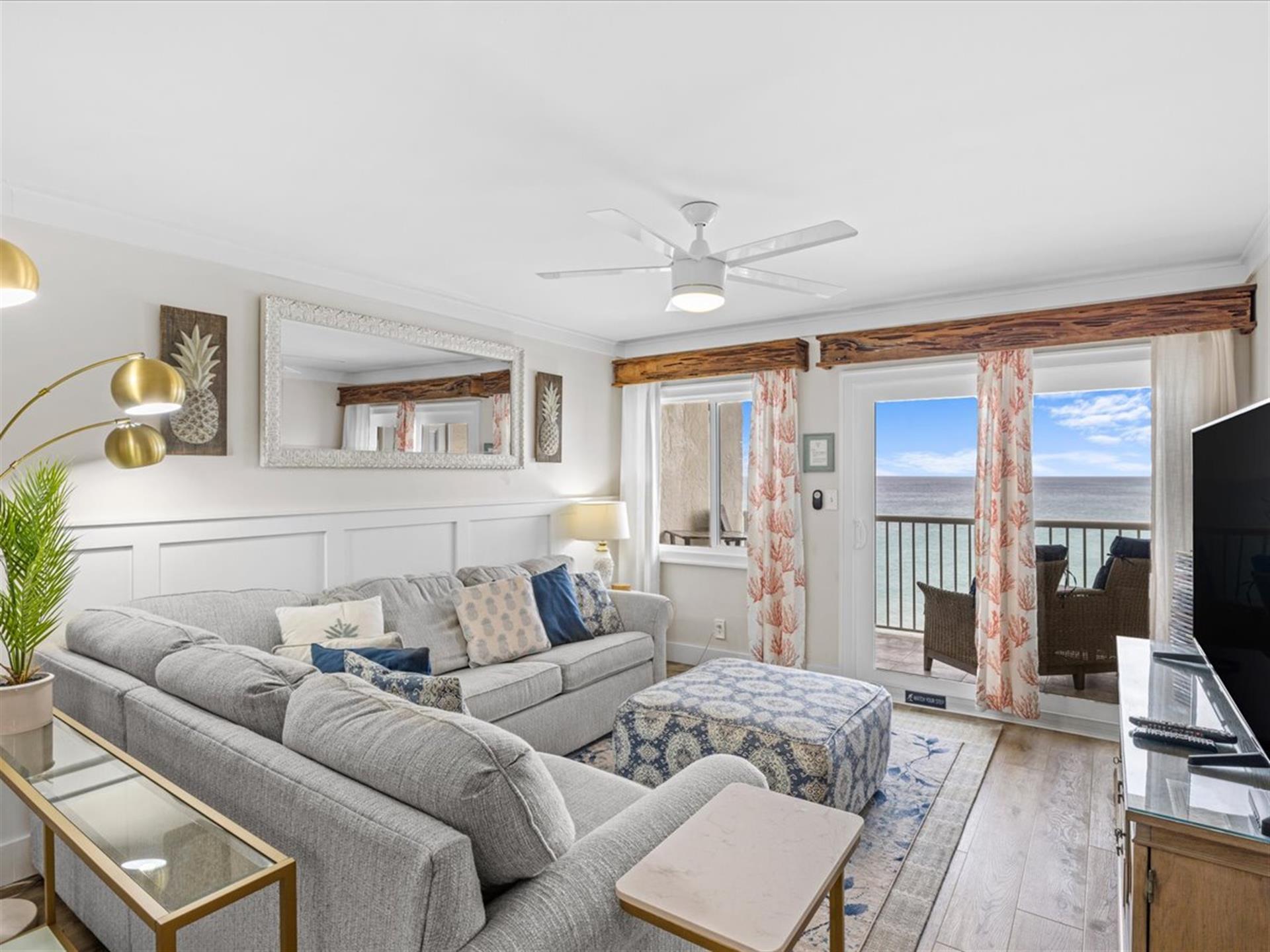 Living Area With Gulf View