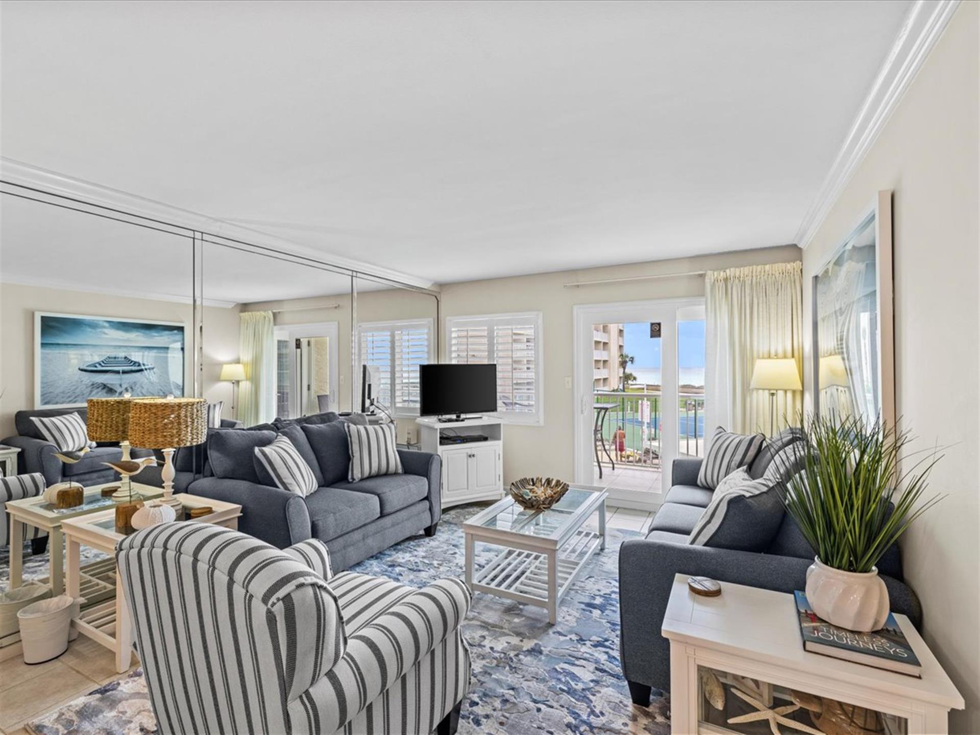 HSRC 208 Living Area With Balcony View