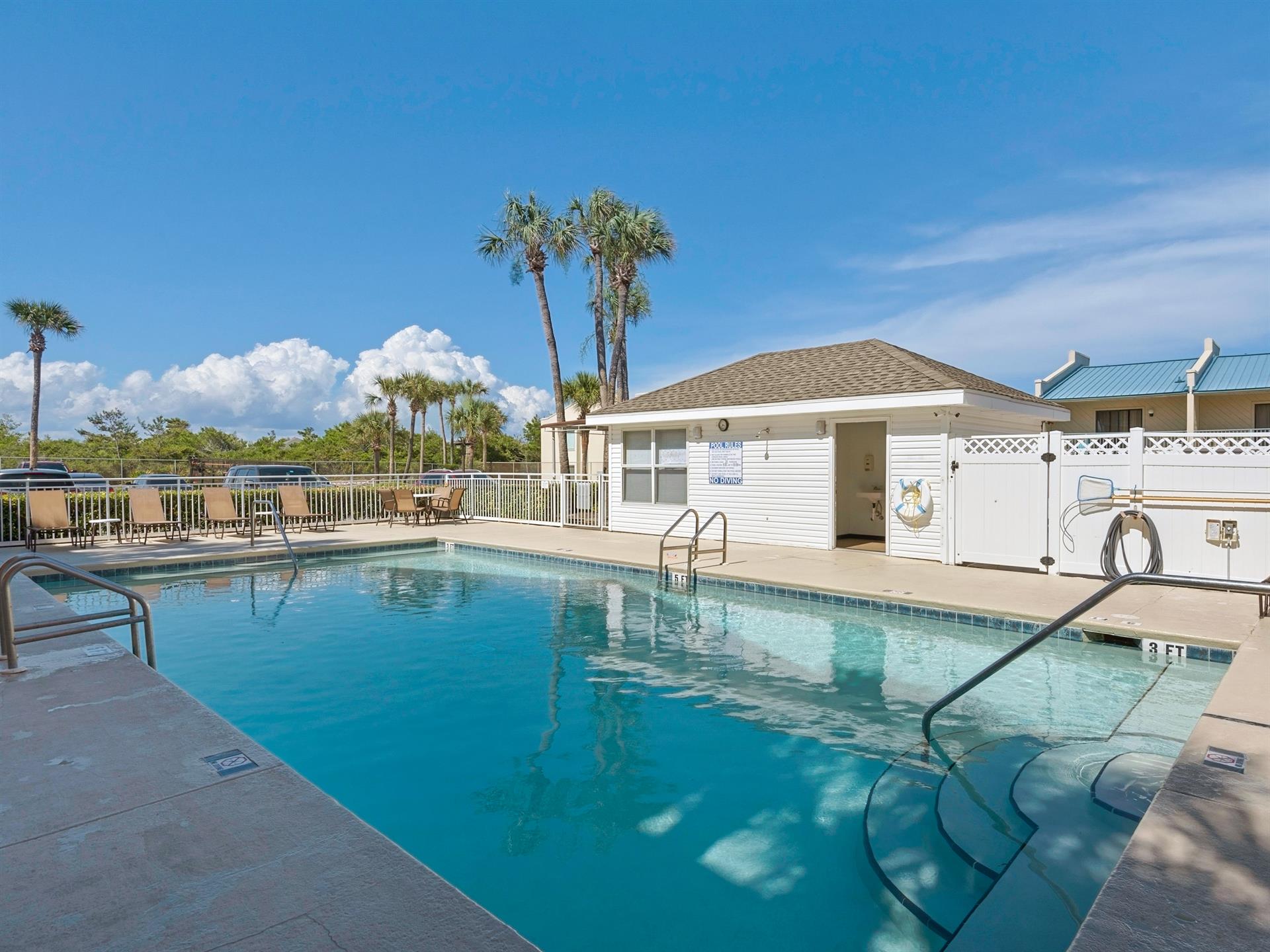 1 of 2 Pools on the Property