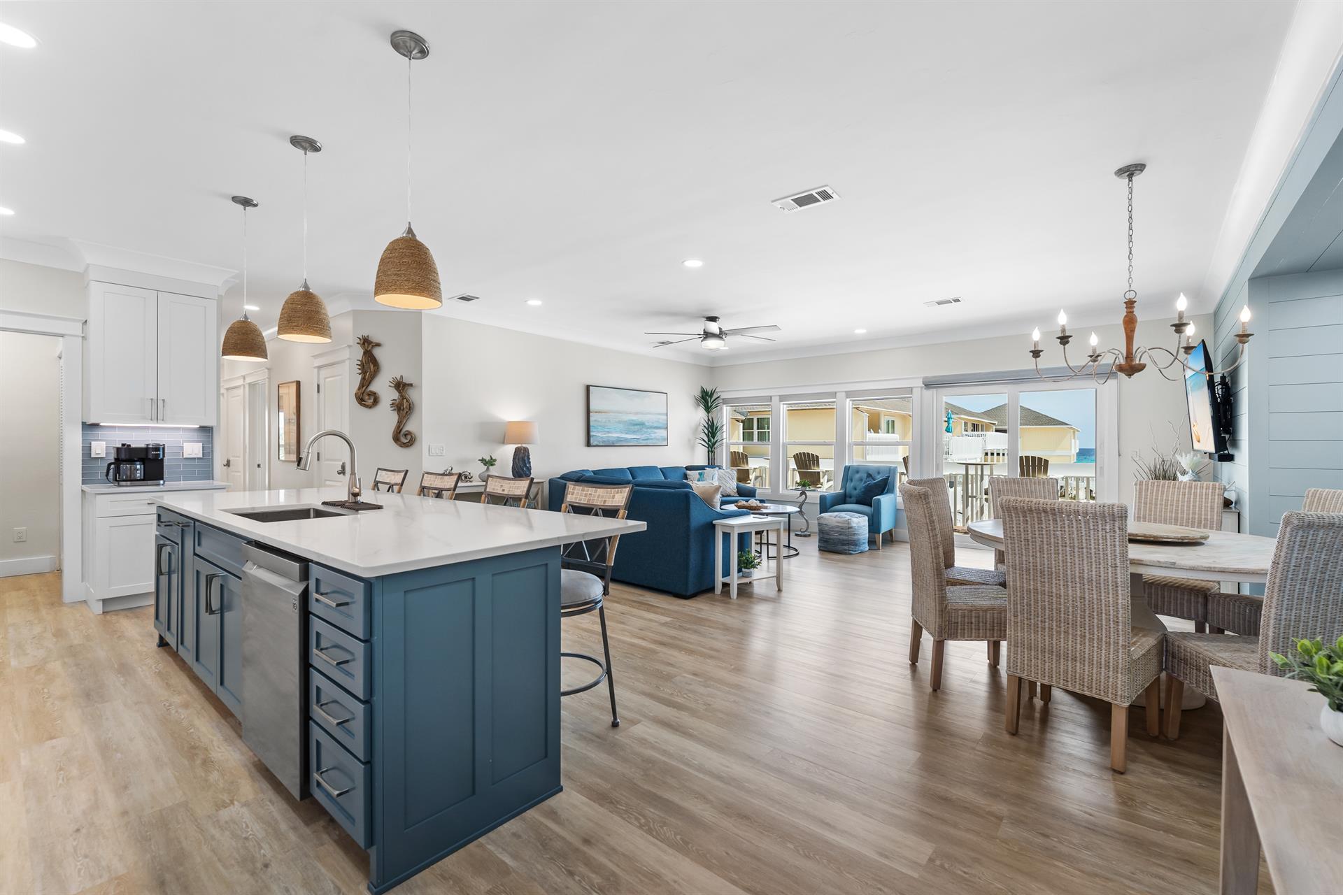 Open Living Area with Designer Decor