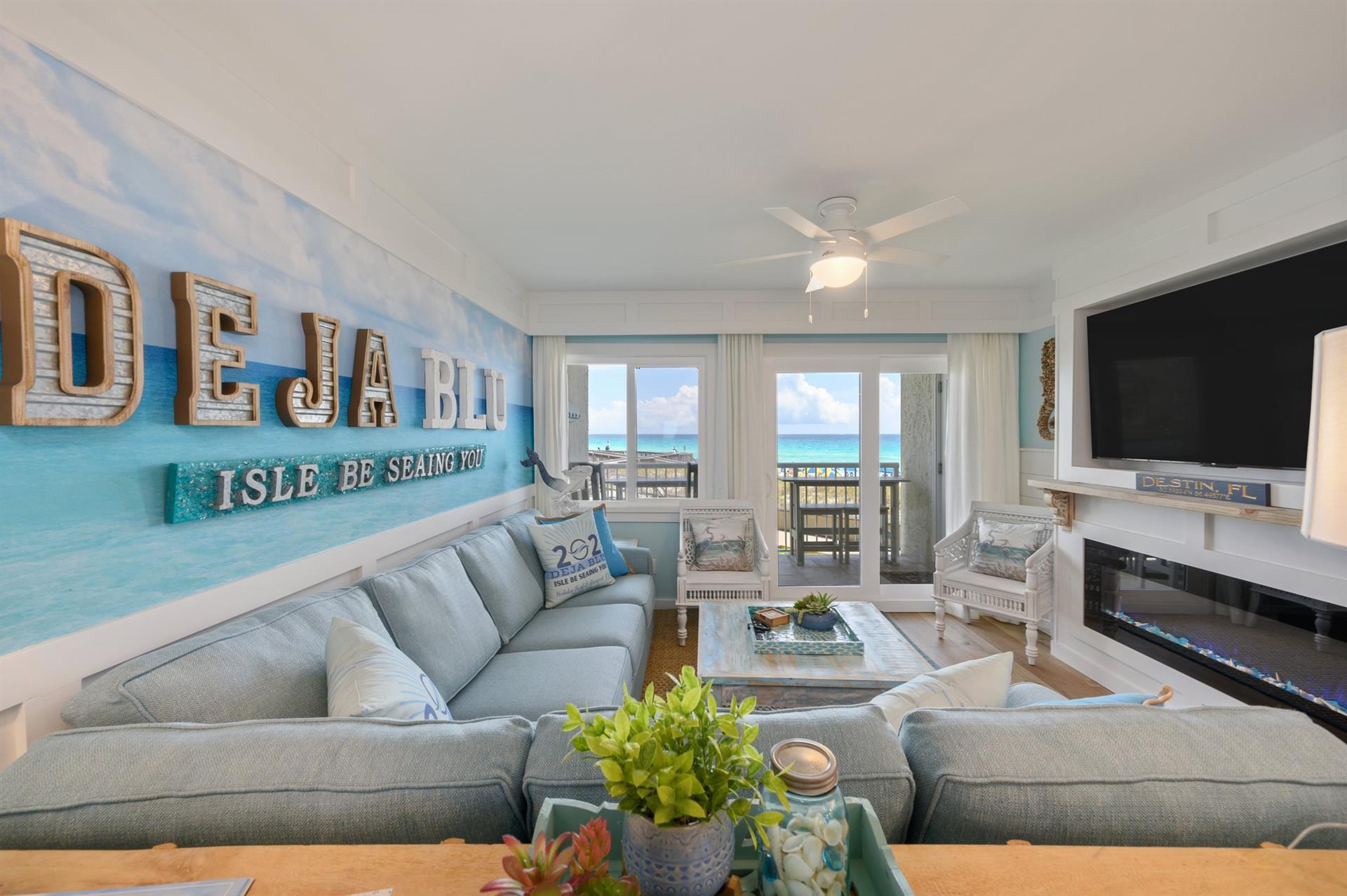 HSRC 202 Living Area With Gulf View