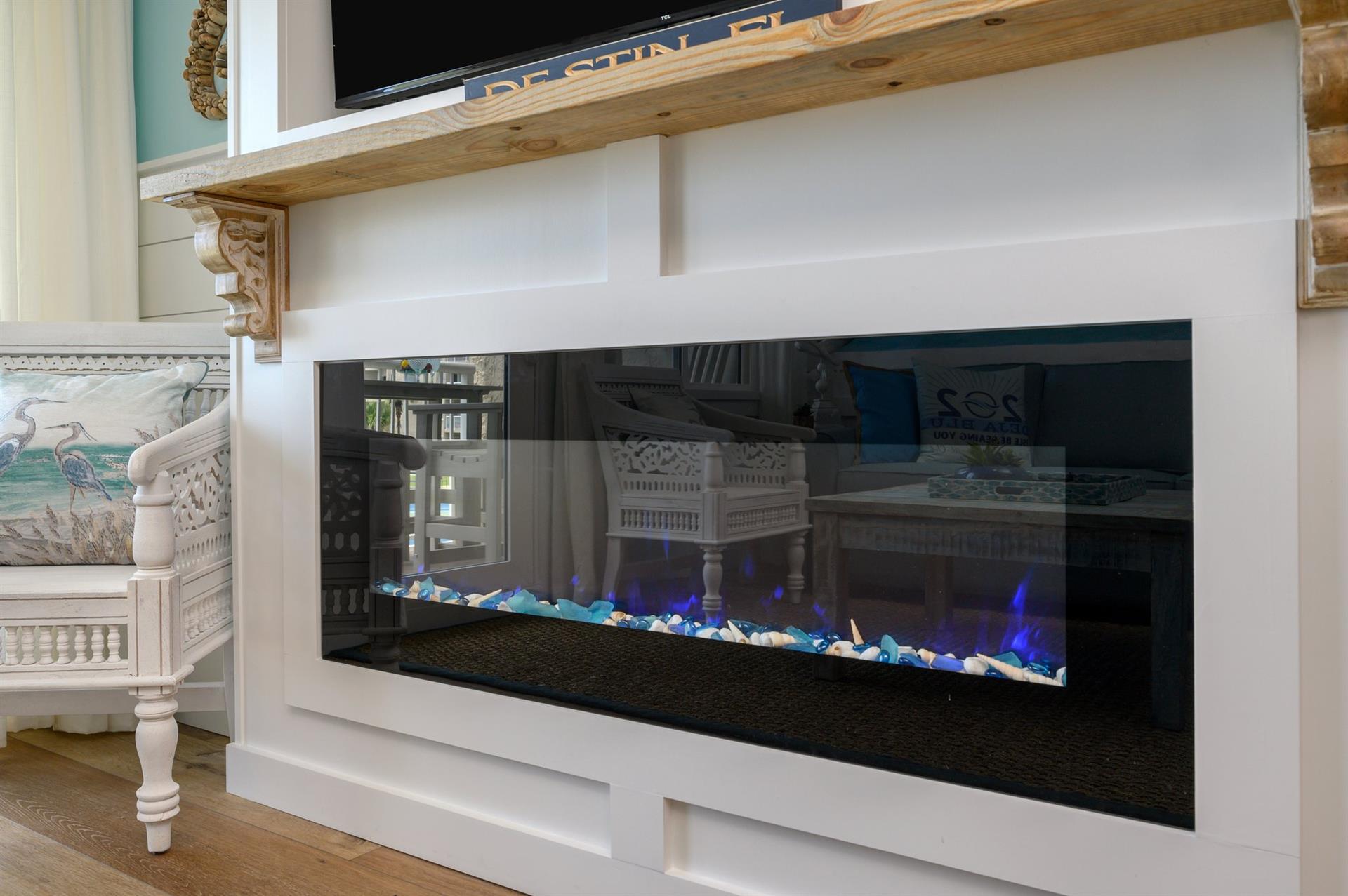 HSRC 202 Ambience Fireplace in living Area