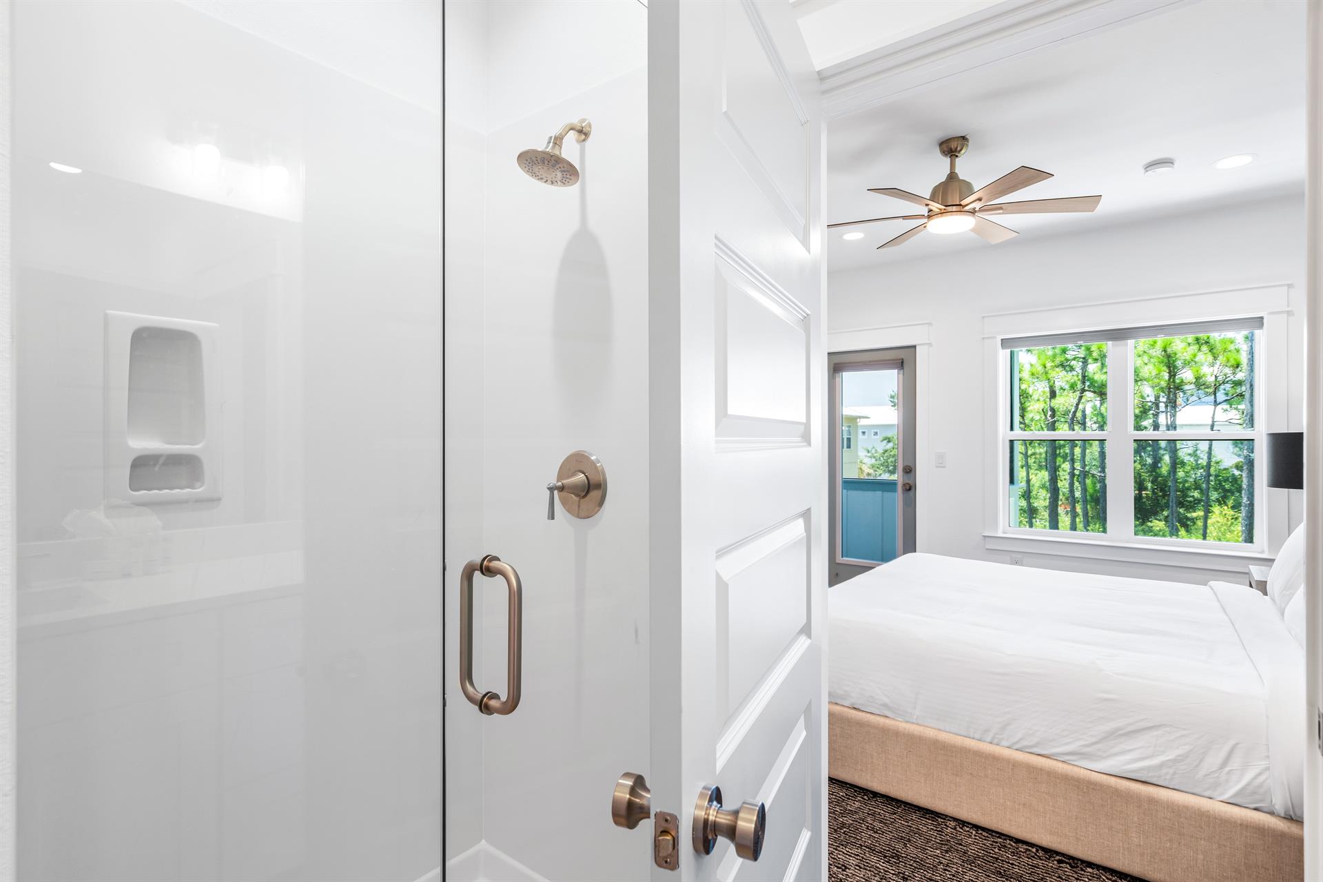 Private Bathroom with Walk In Shower