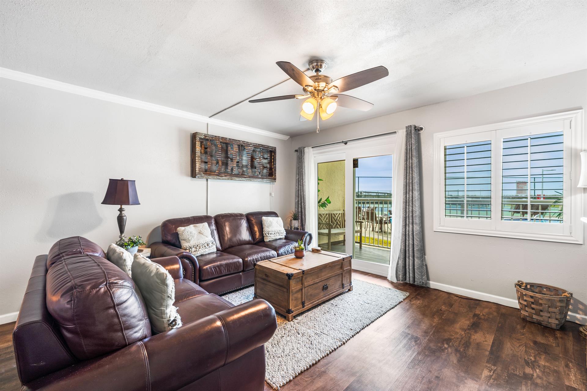 HSRC 114 Living Room Area With Patio View
