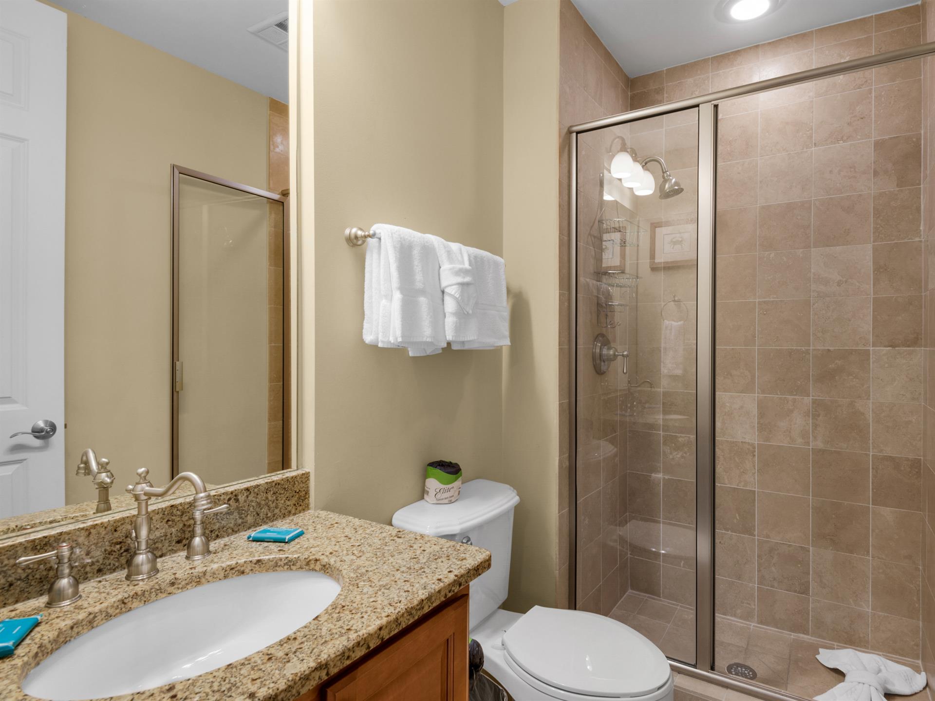 Bedroom 2 with Private Bathroom with Walkin Shower