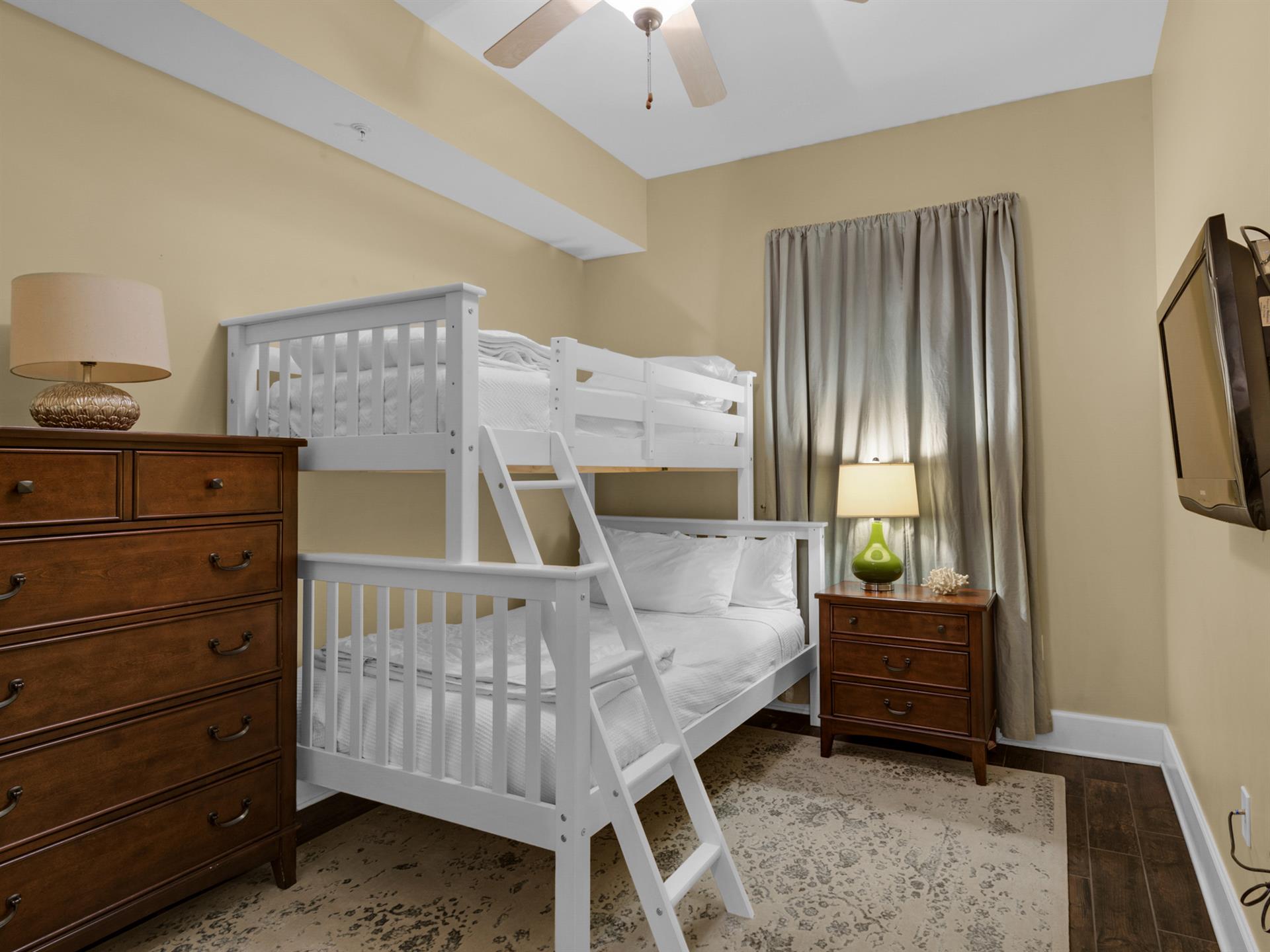 Bedroom 3 with Triple Bunk  Twin on top and FullDouble bed on bottom
