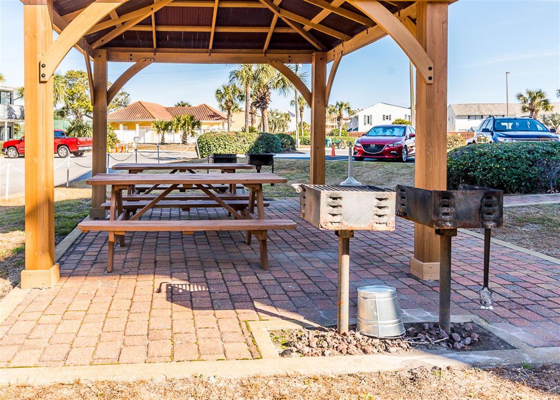 Charcoal Grilling Area