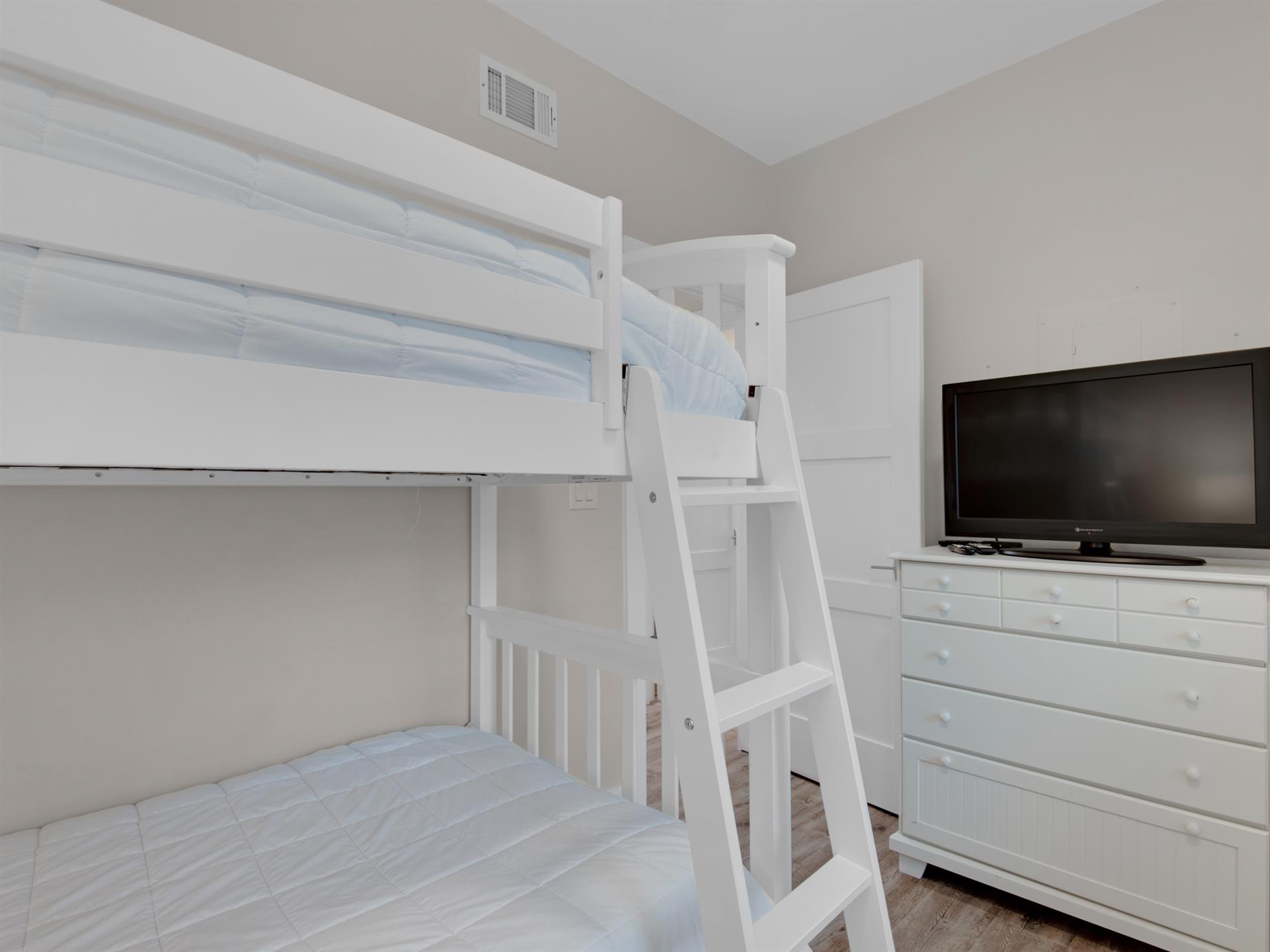 T.V. in Guest Bedroom