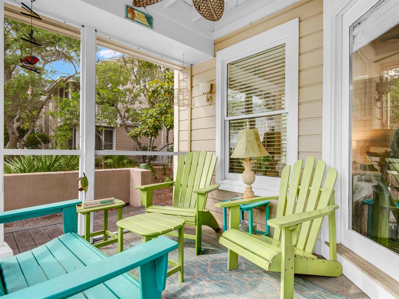 Bright Patio with Plenty of Seating
