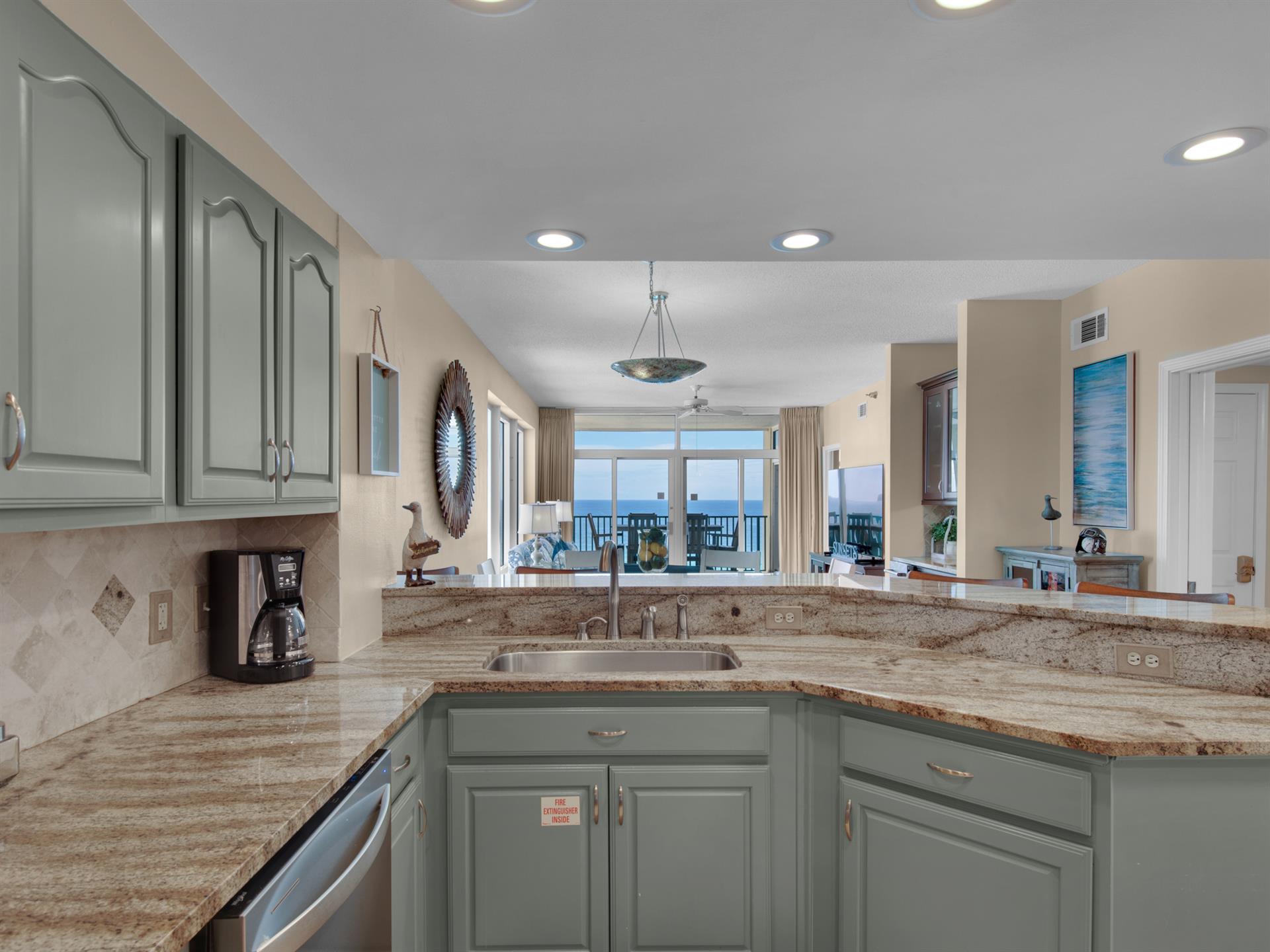 Kitchen with an Amazing View