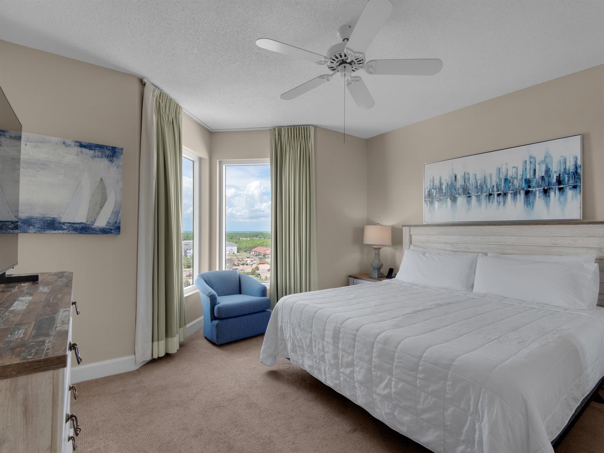 Guest Bedroom 1 with King Bed