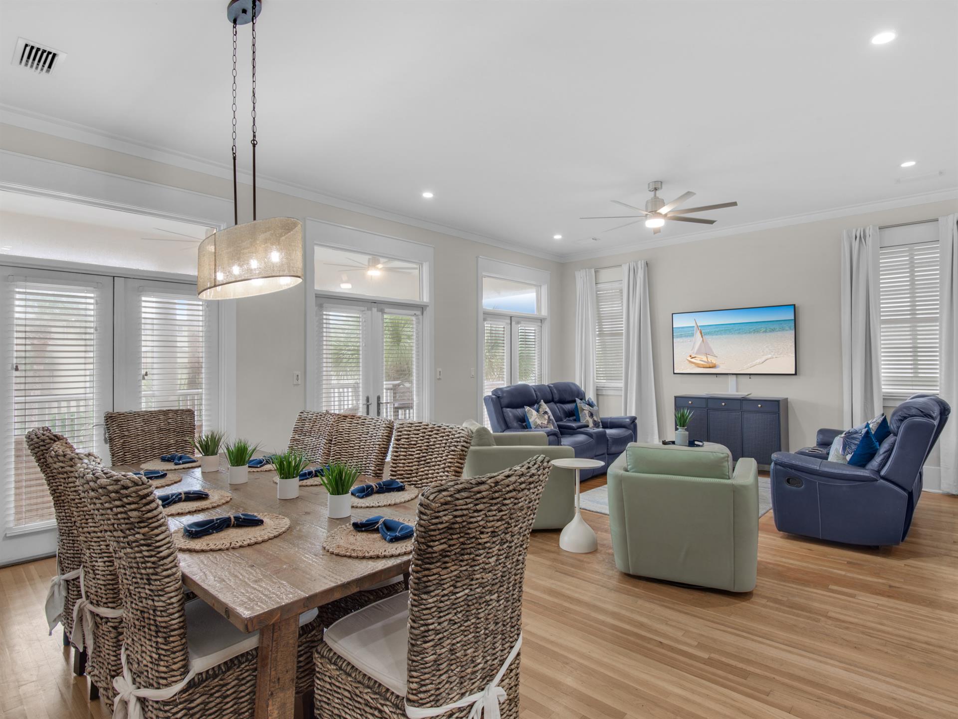 Living area and dining area  2nd floor