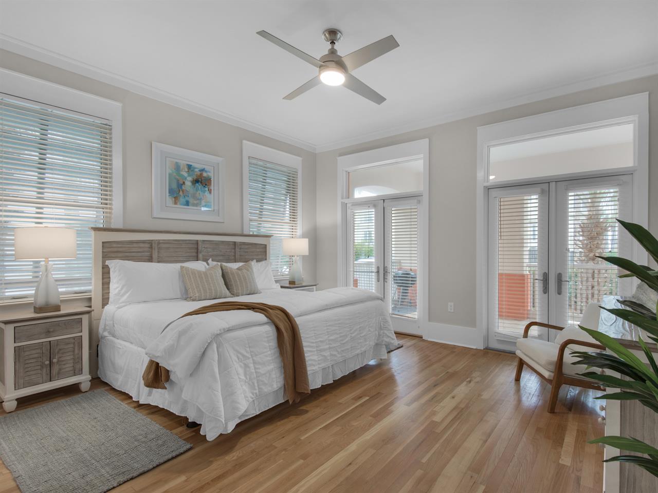 Primary bedroom 2 with king bed  1st floor