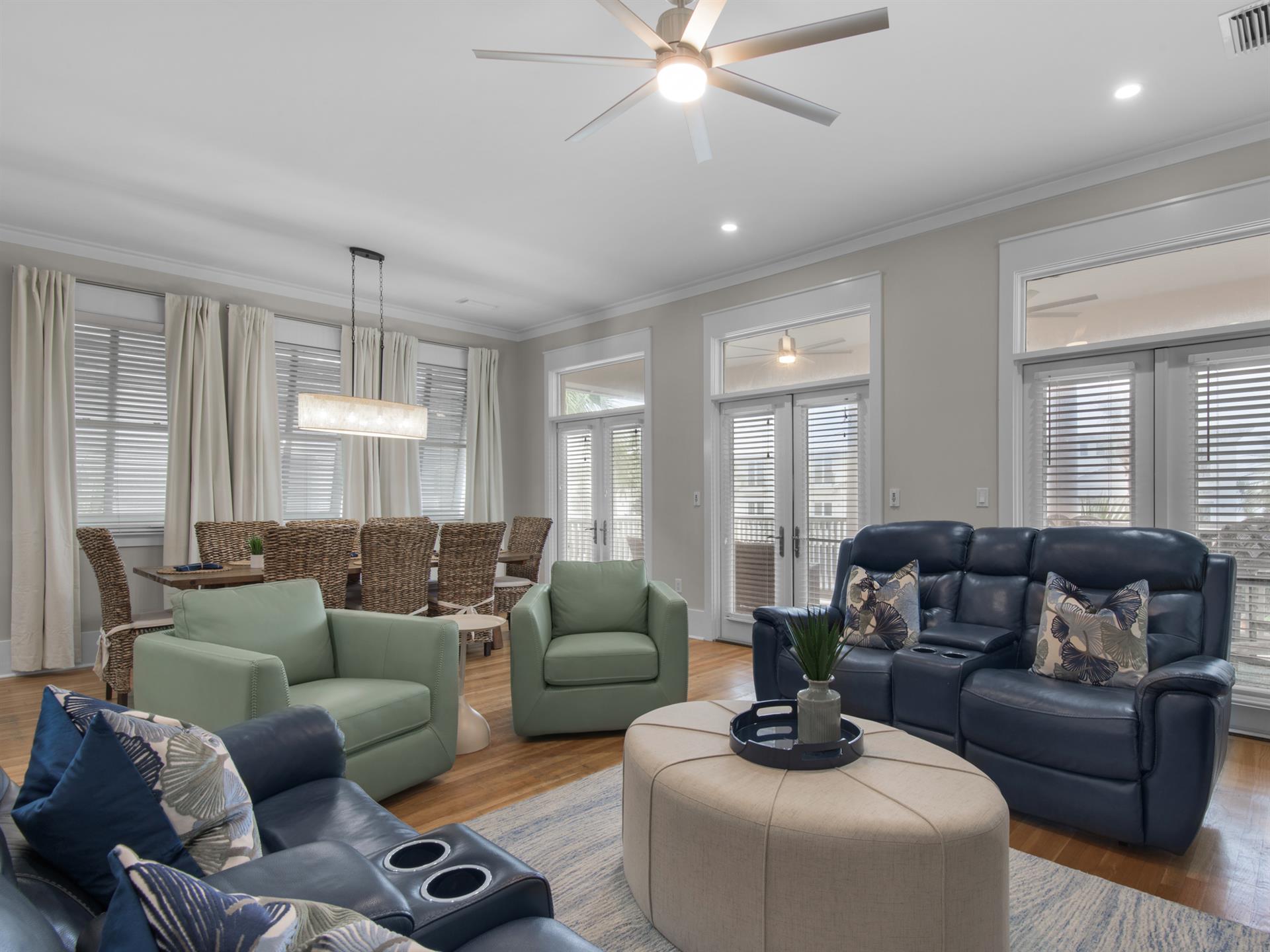 Open living area with balcony  2nd floor