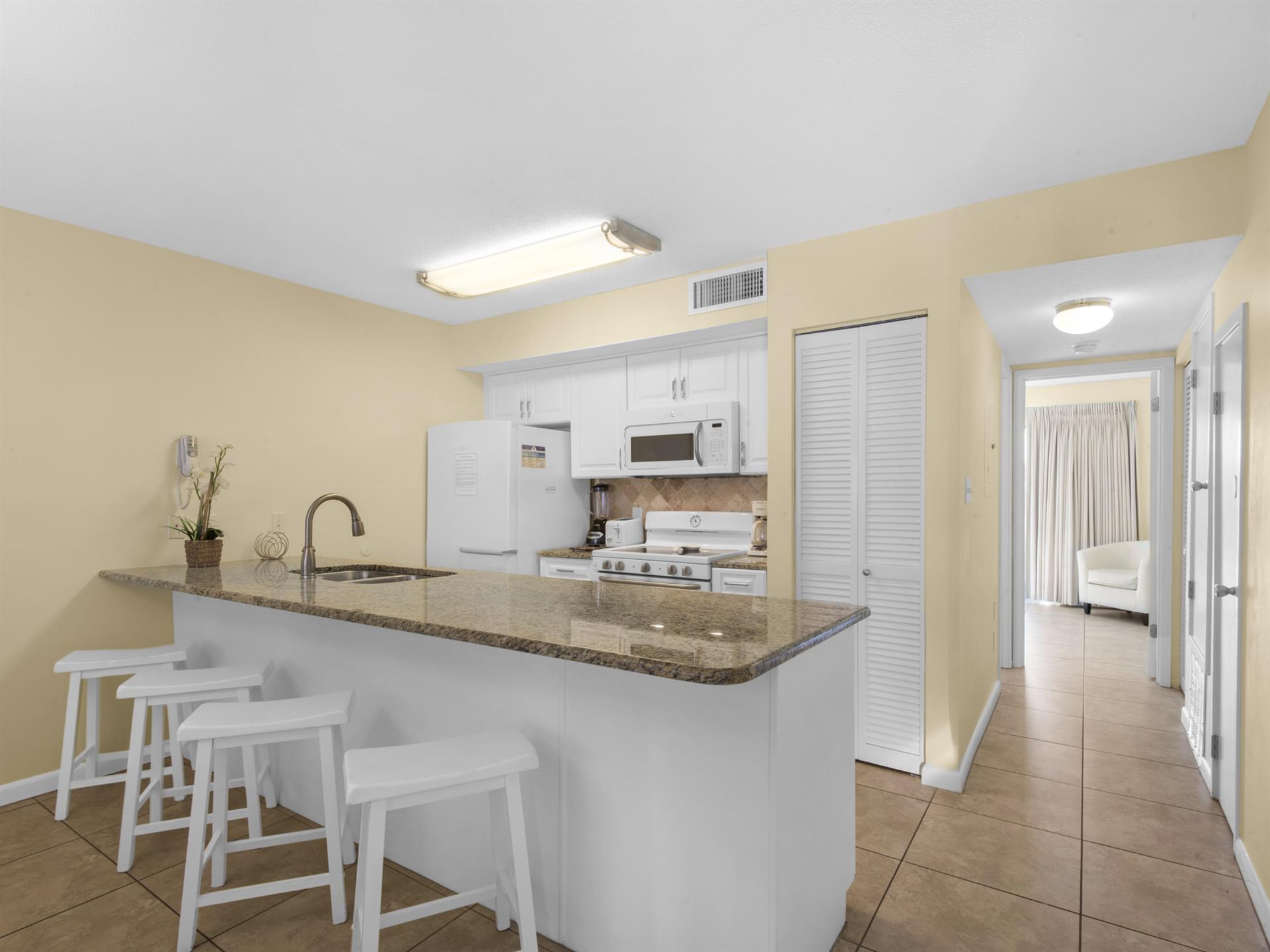 Kitchen with Bar Seating