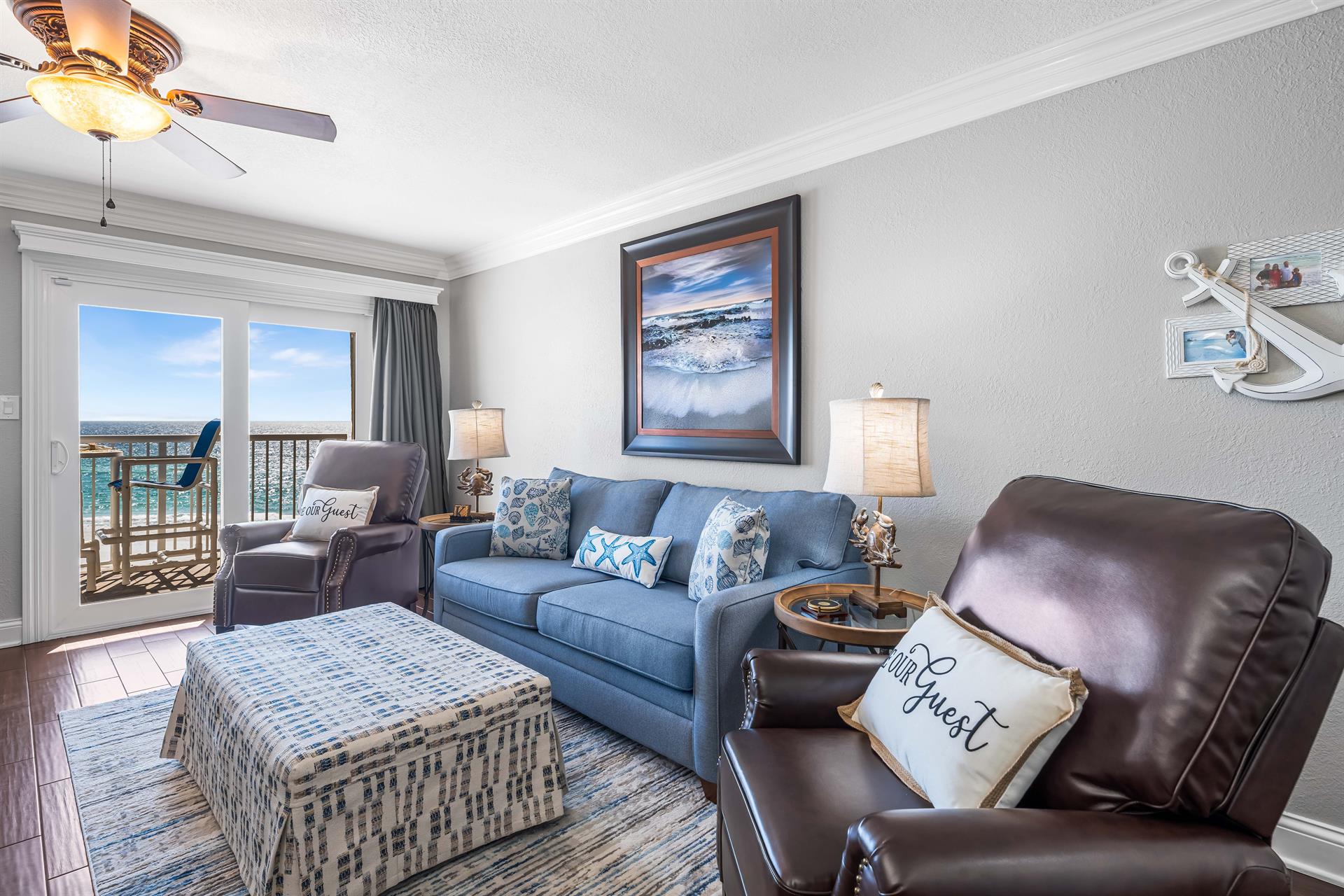 HSRC 506 Living Area With Balcony View