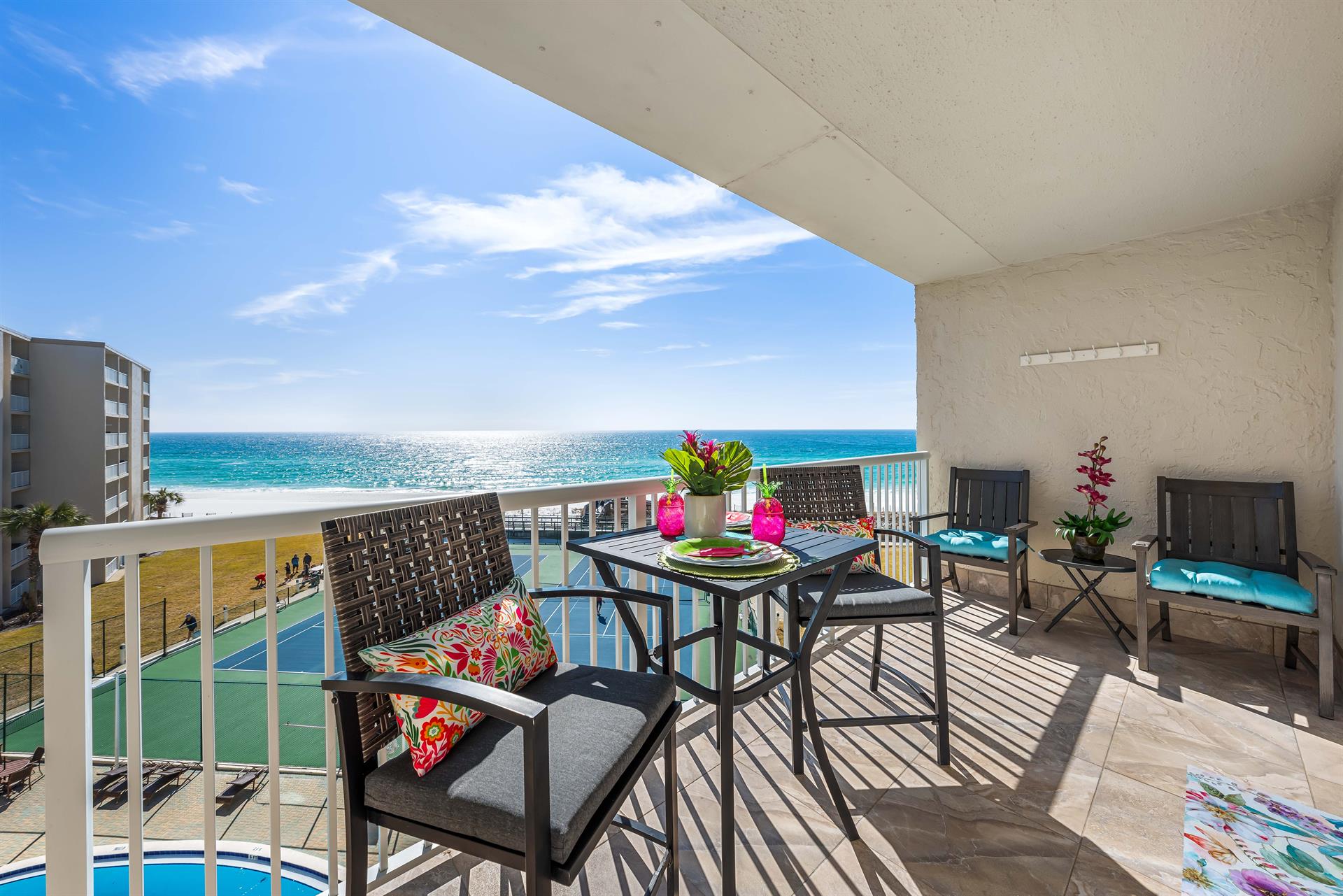 Private Balcony with Gulf View
