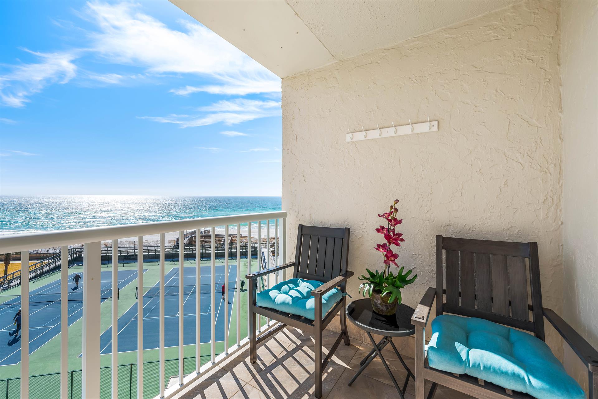 Private Balcony with Gulf View