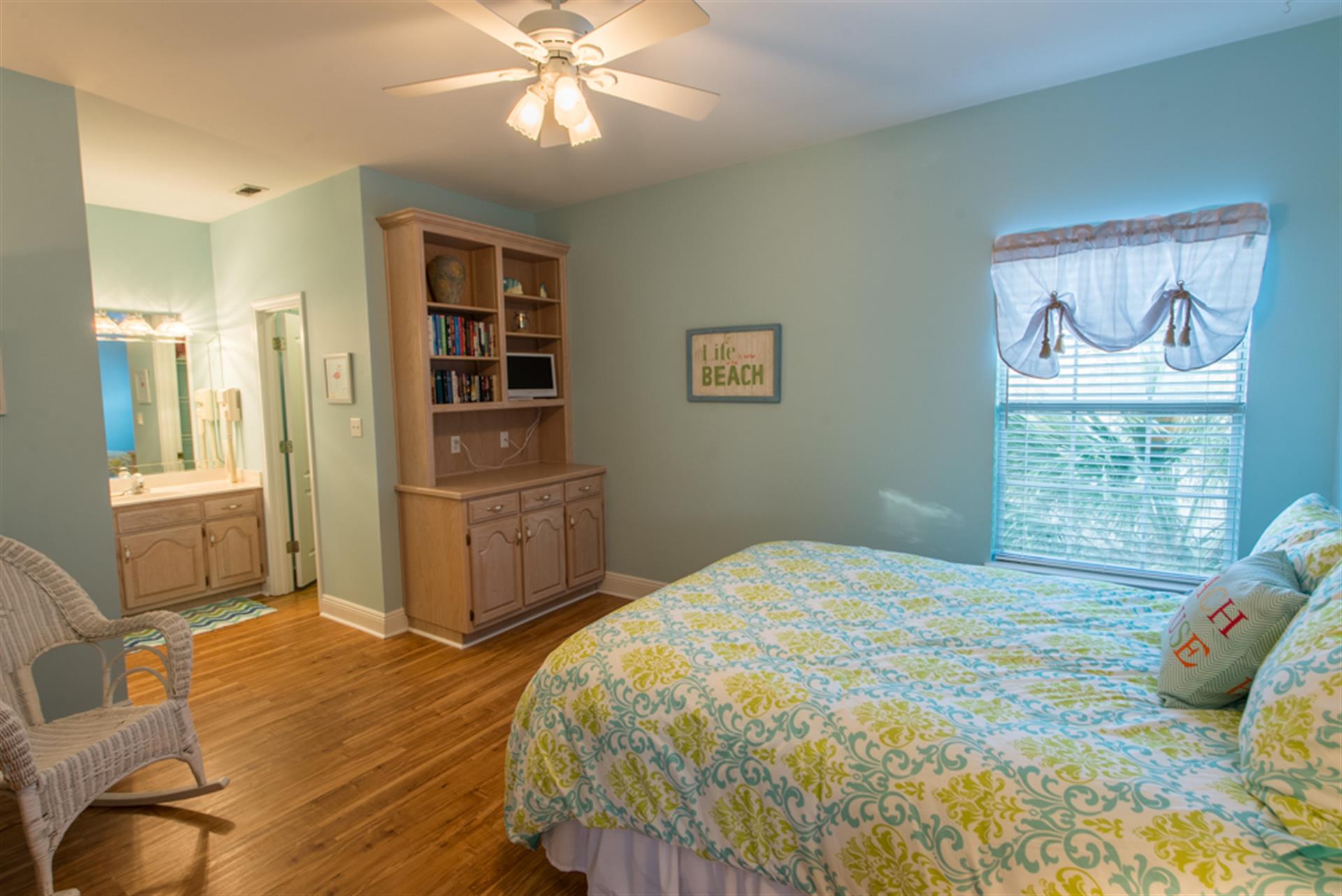 Guest Bedroom 1 with King Bed on 2nd Floor