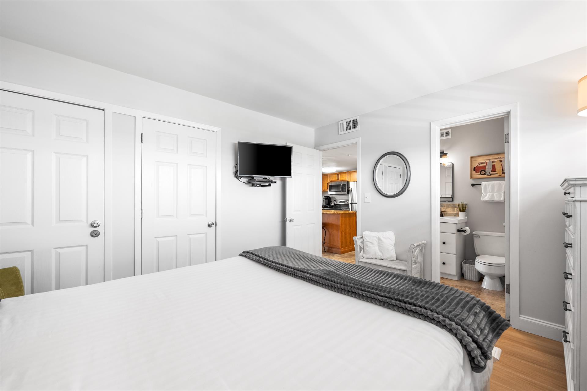 Private access to the Guest Bathroom