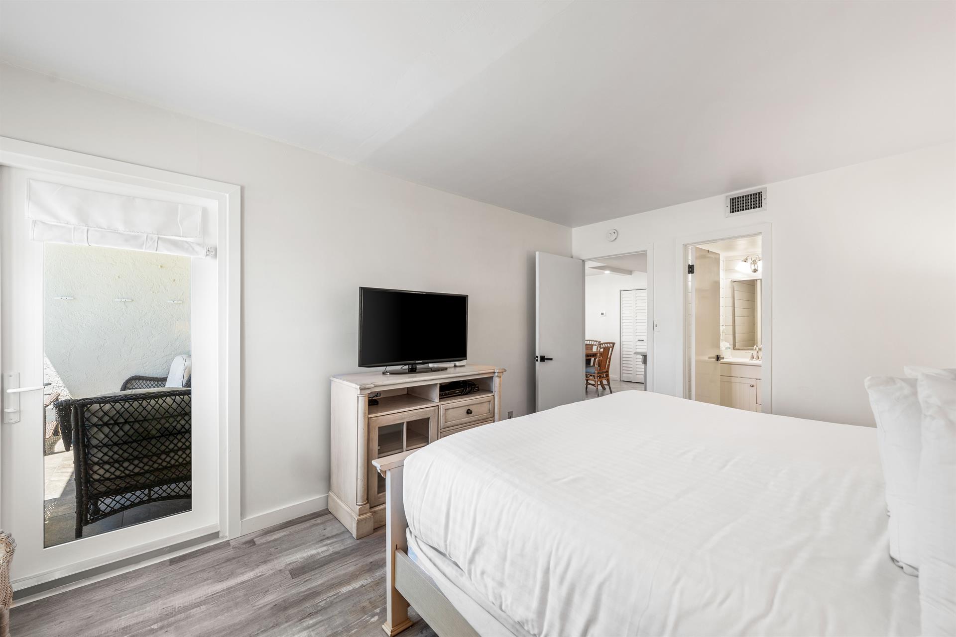 Private Access to Balcony from Master Bedroom