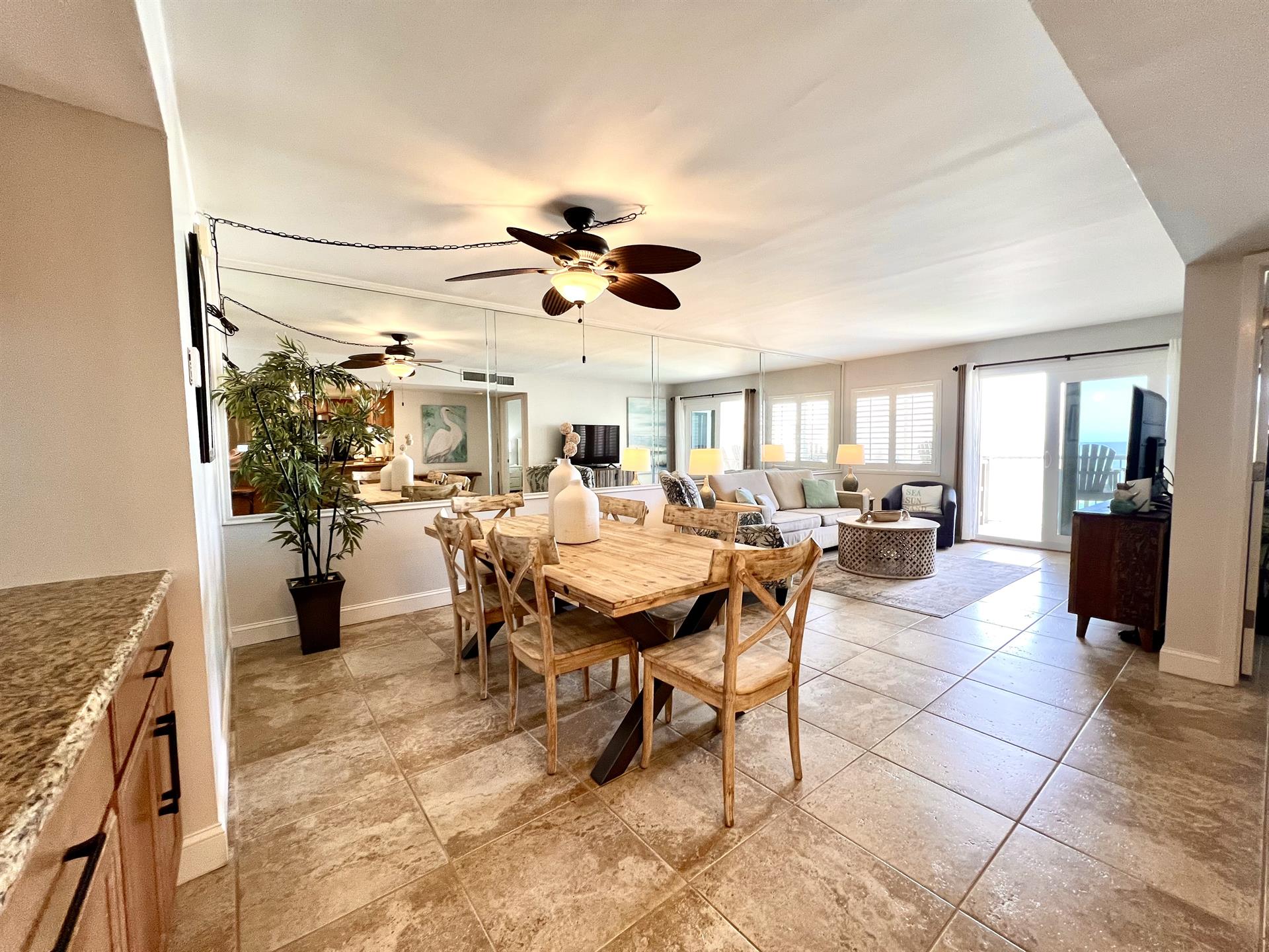 View from Kitchen Bar Area