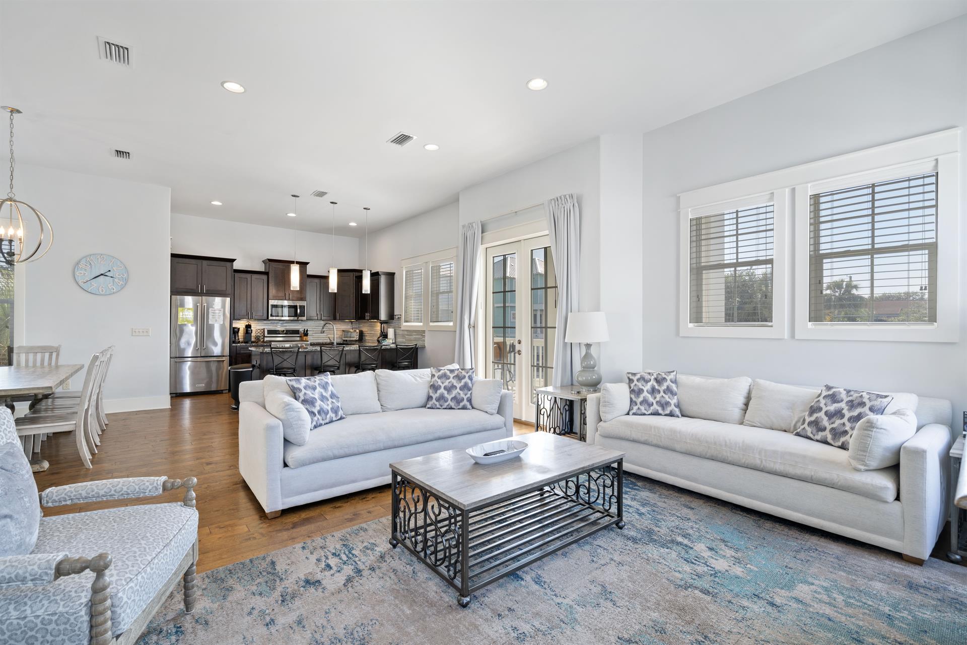 2nd Floor Living Room, Dining Area and Kitchen