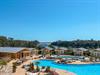 Picturesque view of the pool, lake and Gulf