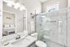 Full Bathroom with WalkIn Shower for the Queen Bedroom on First Floor