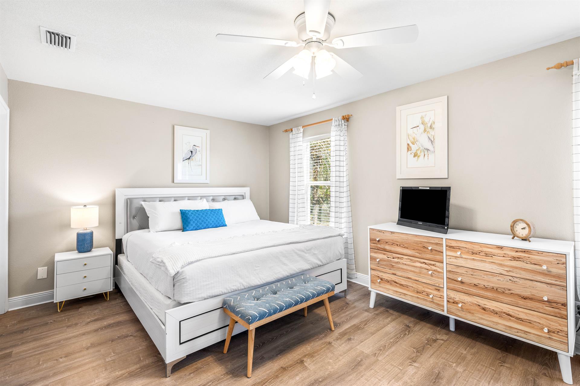 2nd Floor King Bedroom with Double Twin Trundle Bed and Private Bath