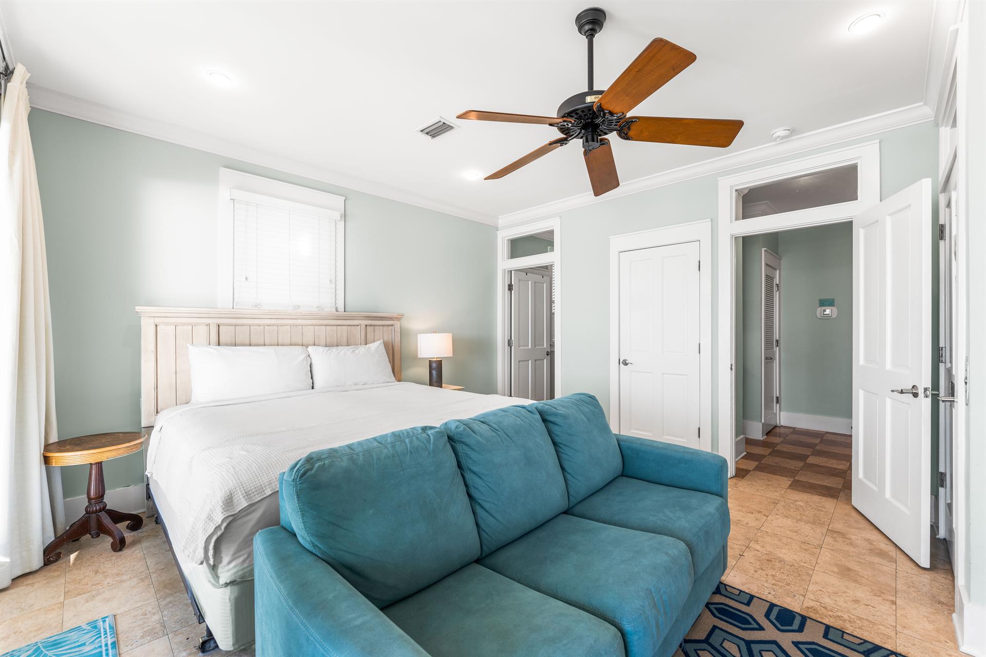 Access to your ensuite bathroom on the left