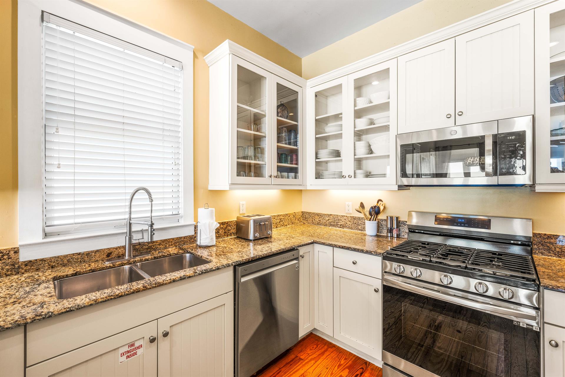 Fully Stocked Kitchen with Gulf Views
