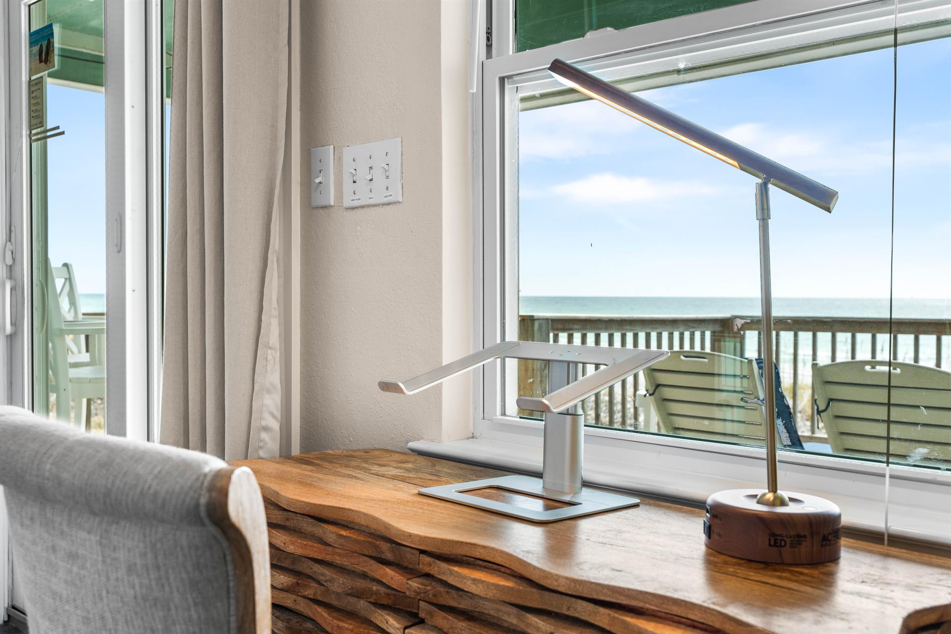 Work from home More like work from paradise.