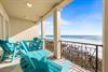 Second Floor Covered Balcony Seating and Dining on the Beach for 6