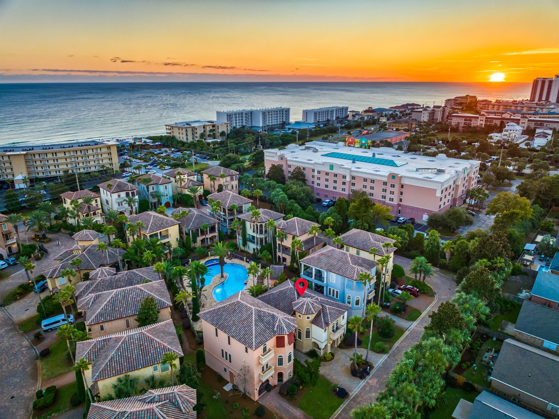 Sunset over the Gulf