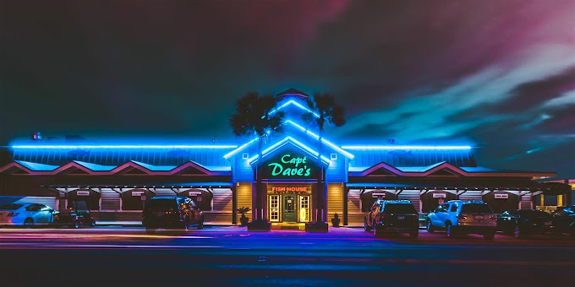 Craving fresh seafood with amazing Gulf views Just stroll over to Capt. Daves on the Gulf, right next door to Quiet Surf complex.  Casual dining in one of the areas most beloved seafood spots