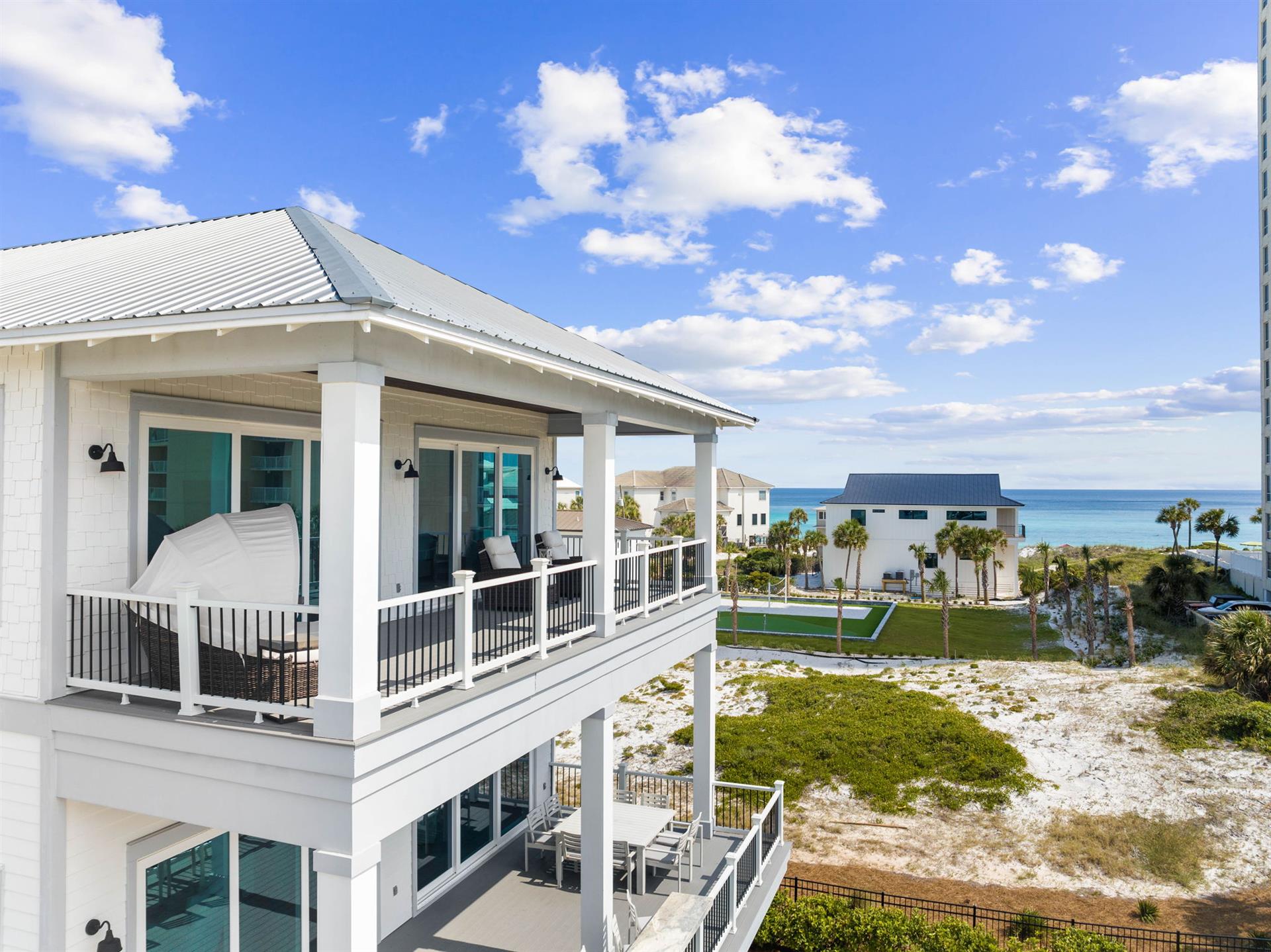 Covered Balconies with Gulf Views