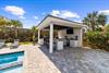 Outdoor Cabana with Kitchen and Bar