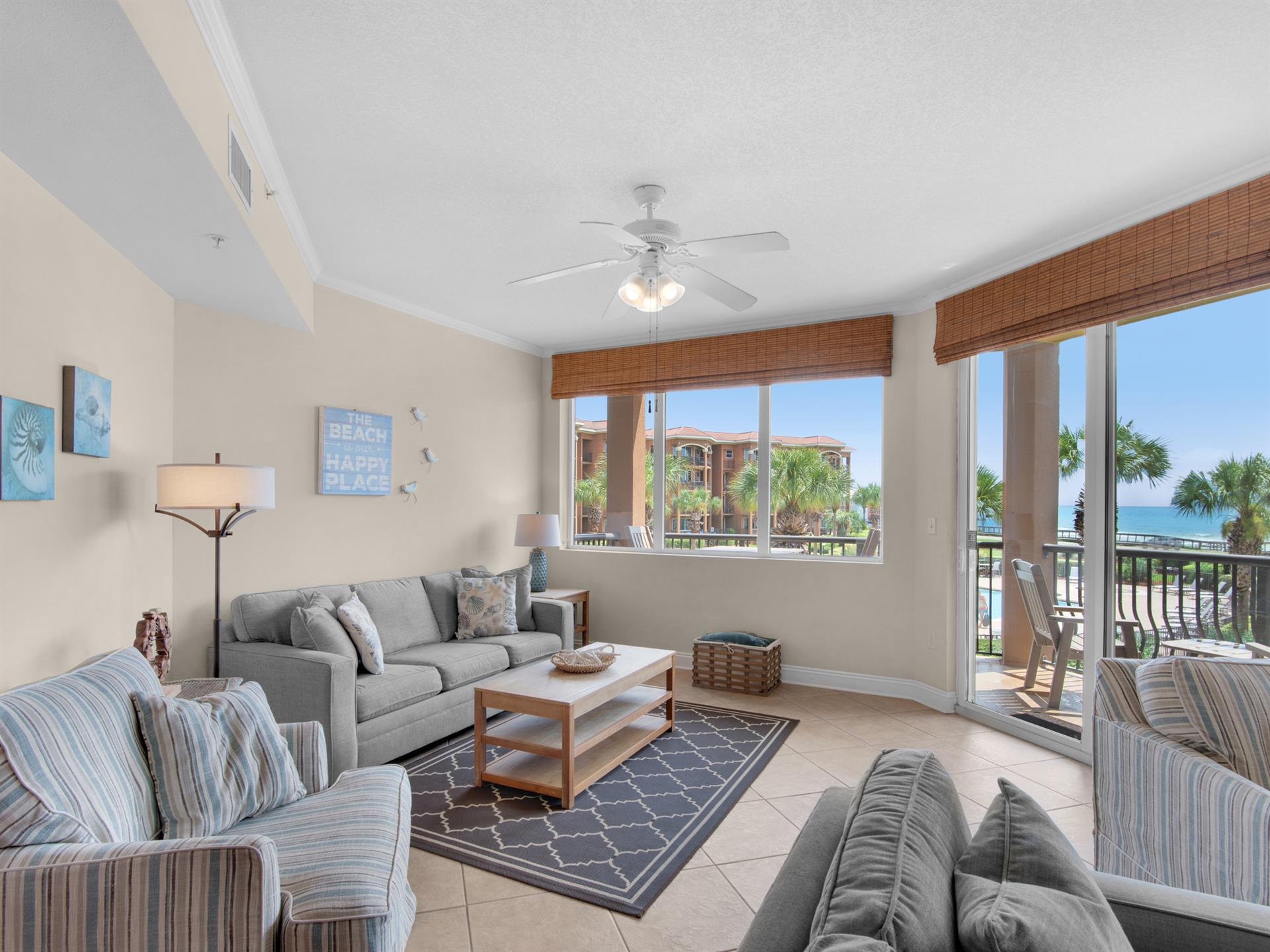 Sitting Area with Gulf View