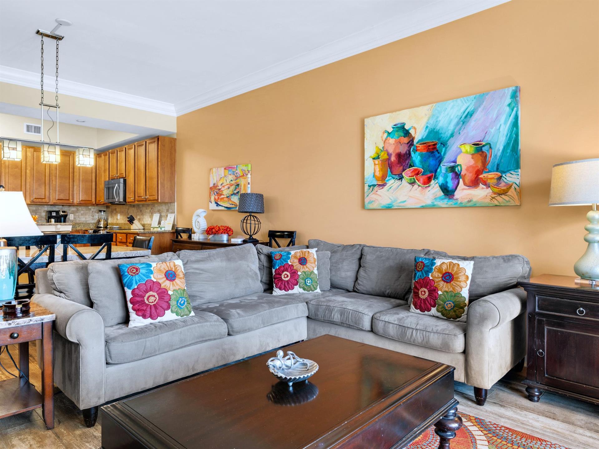 Living Area with Sleeper Sofa