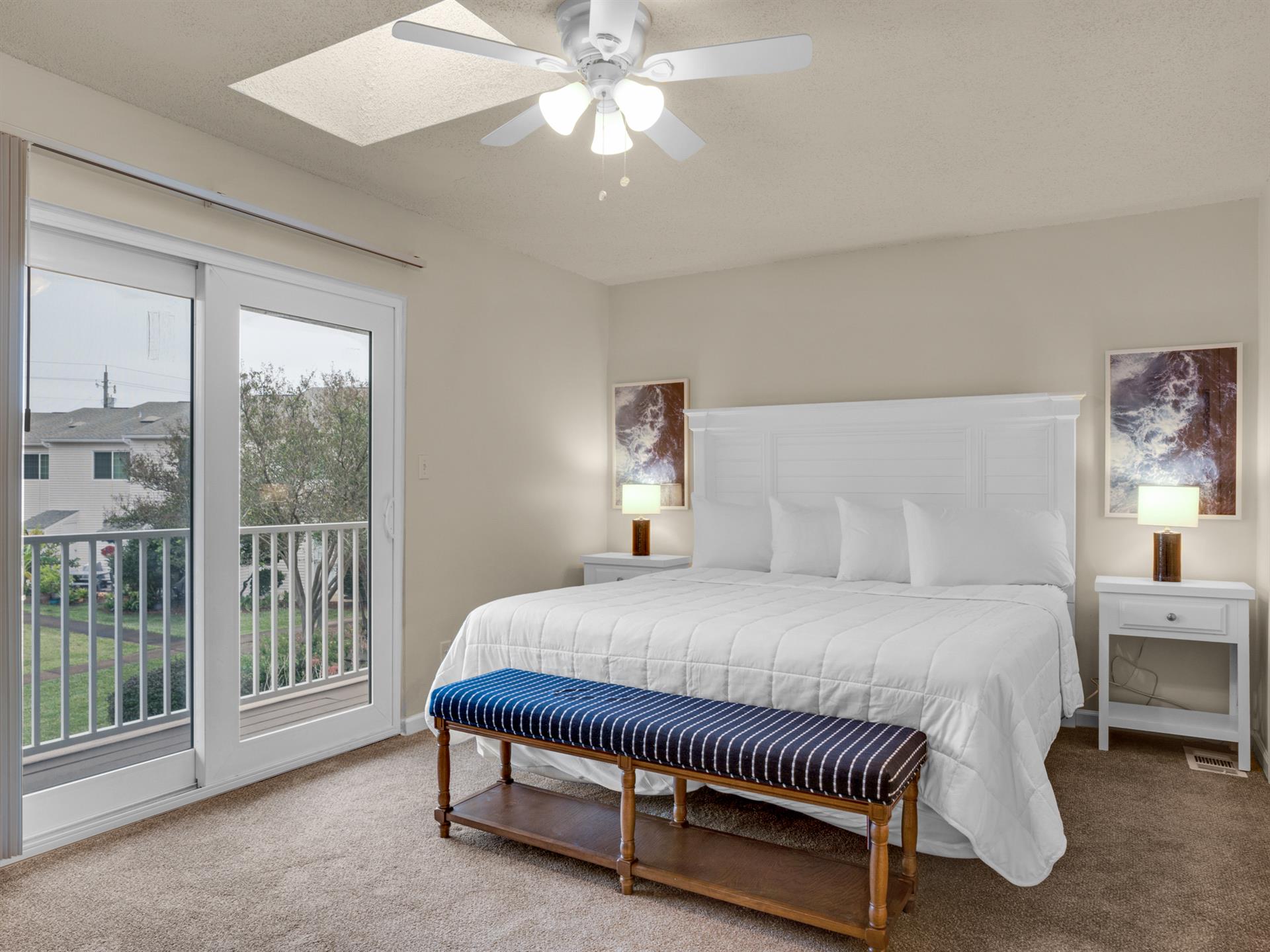 Primary Bedroom on 2nd Floor with King Bed