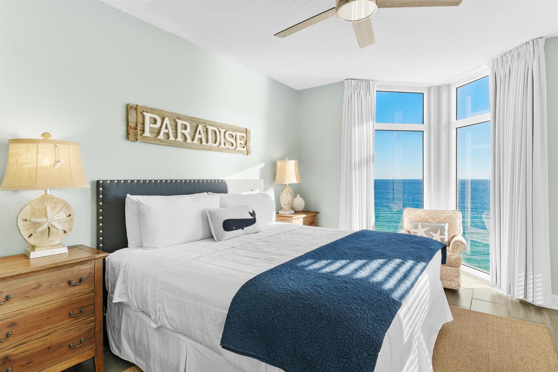 Gulf Views from the Primary Bedroom